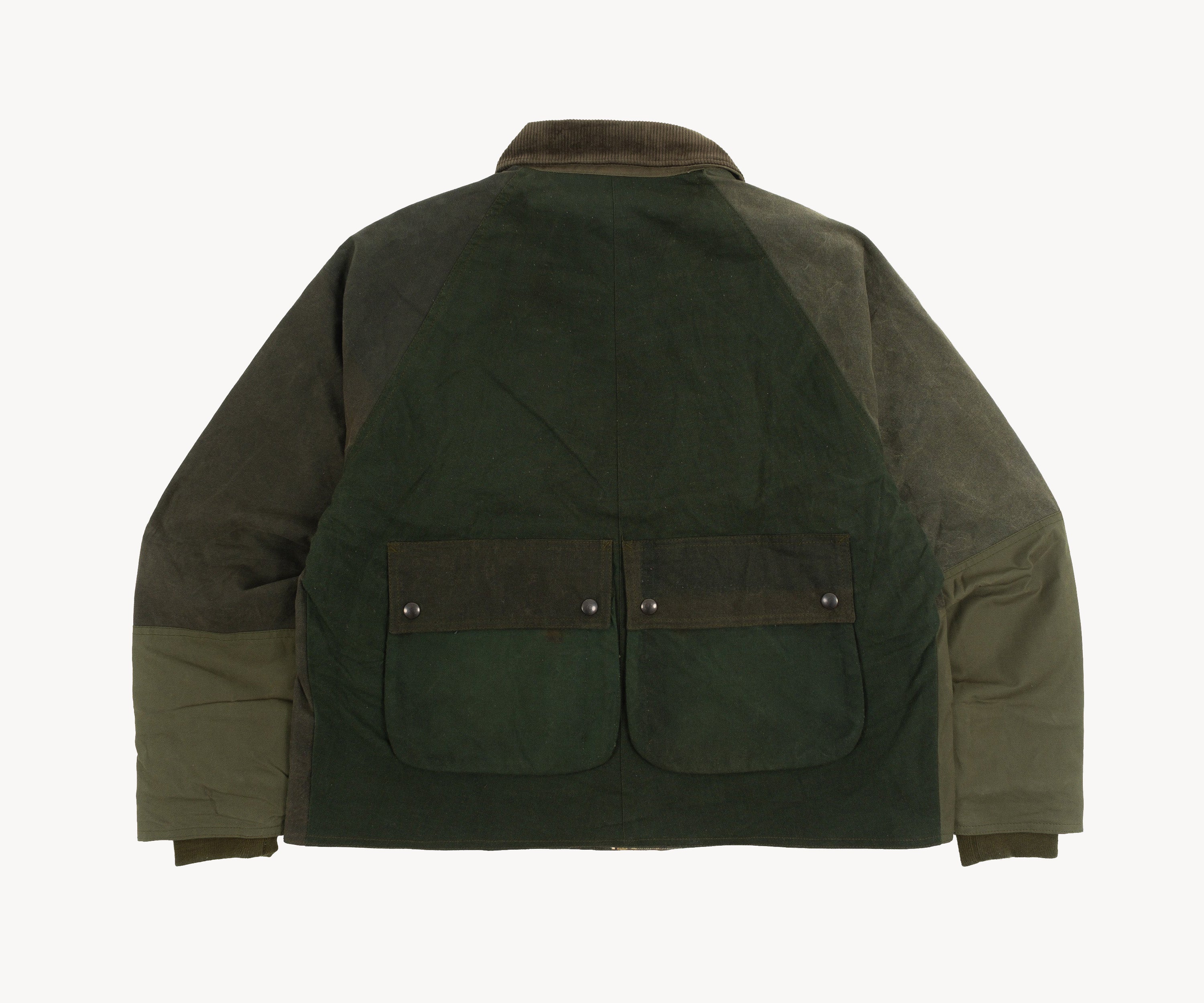 REWORK® BARBOUR V5 - N° 026 Coats & Jackets MEDIUM / OLIVE GREEN - BRUT Clothing