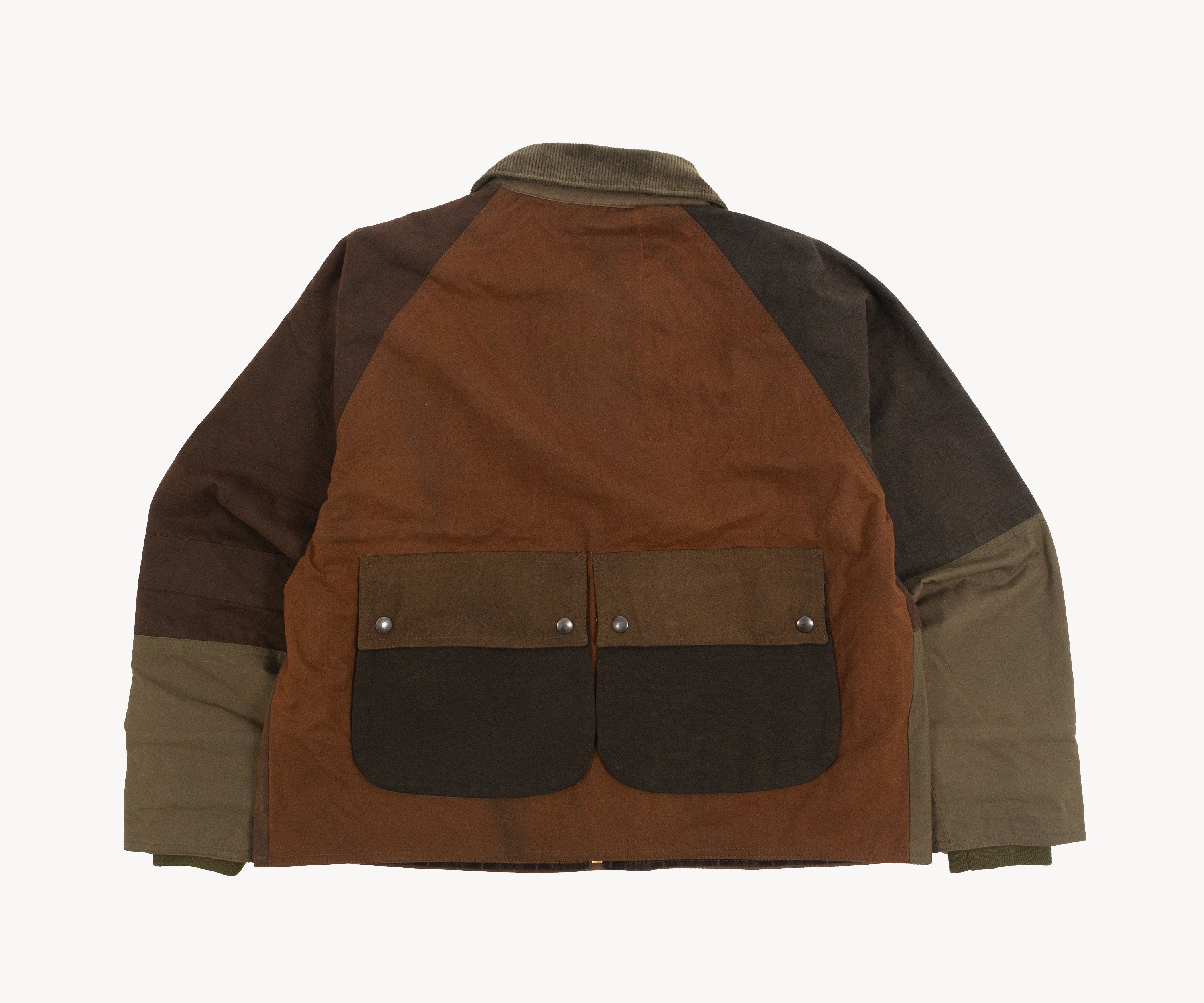 REWORK® BARBOUR V5 - N° 034 Coats & Jackets MEDIUM / OLIVE GREEN - BRUT Clothing