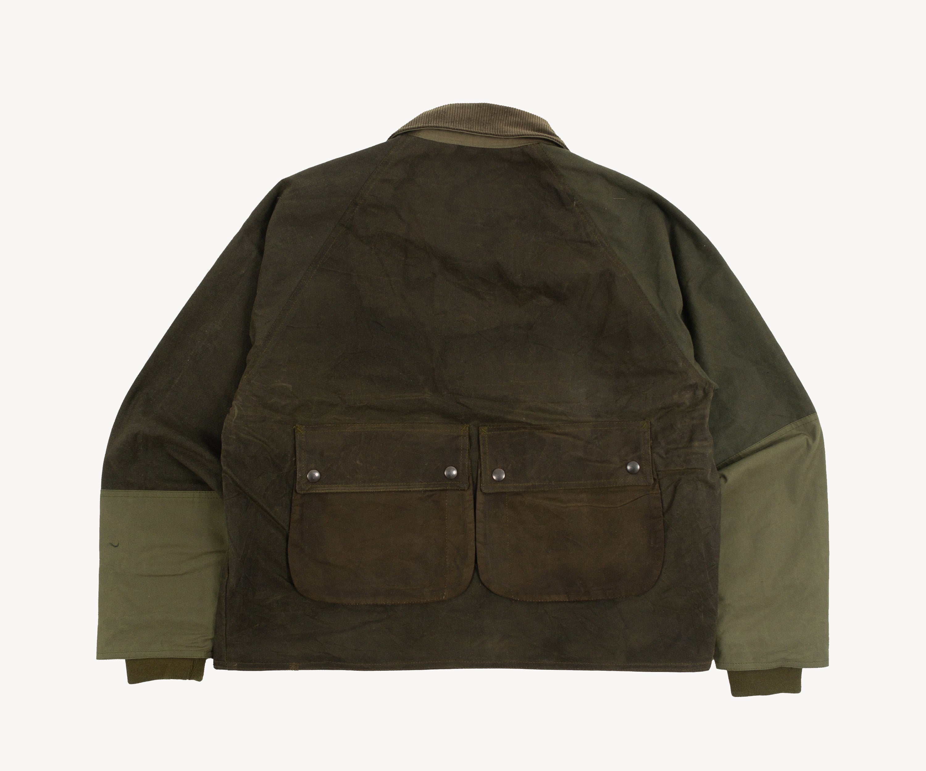 REWORK® BARBOUR V5 - N° 037 Coats & Jackets MEDIUM / OLIVE GREEN - BRUT Clothing