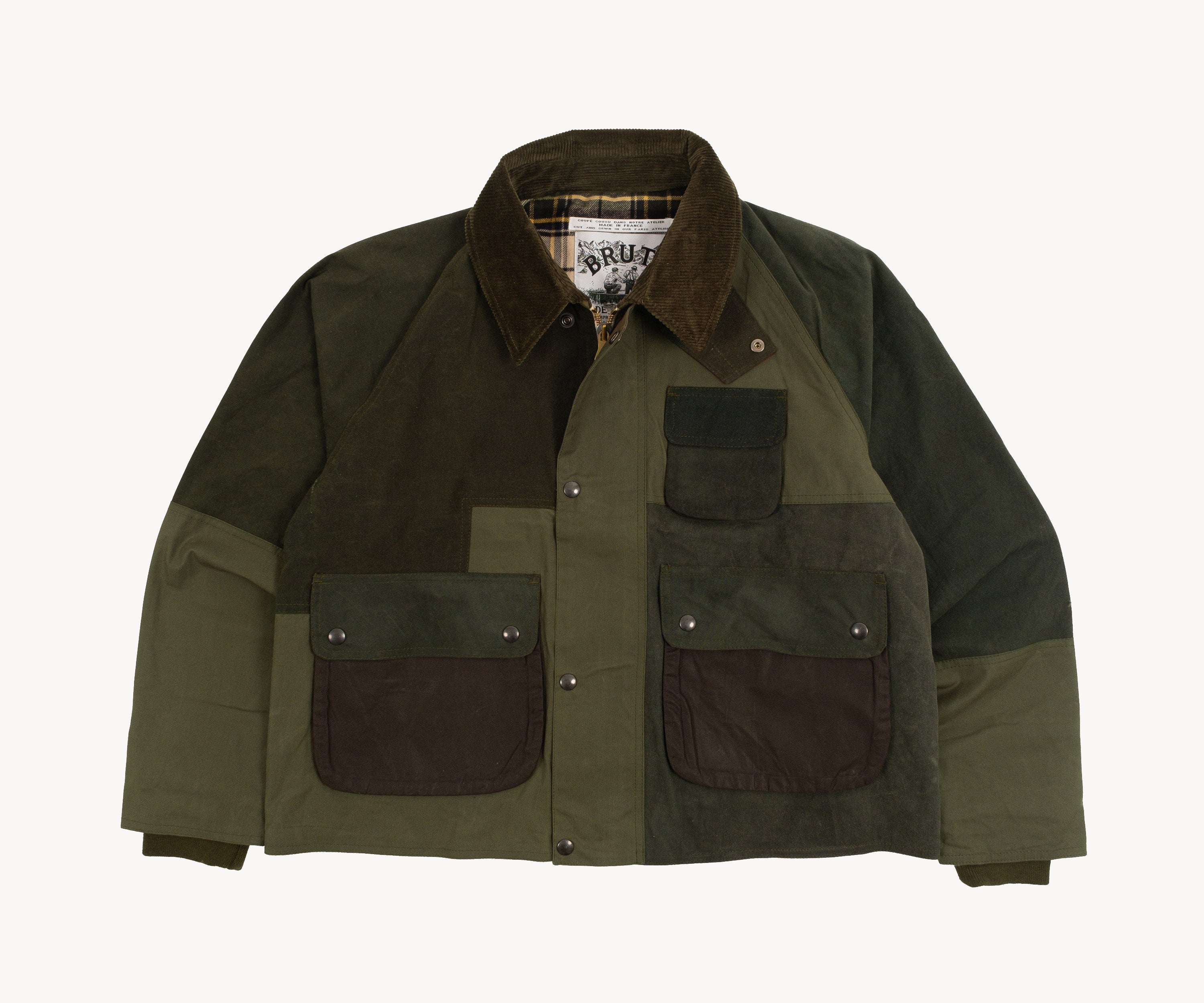 REWORK® BARBOUR V5 - N° 041 Manteaux et vestes MEDIUM / VERT OLIVE - BRUT Clothing