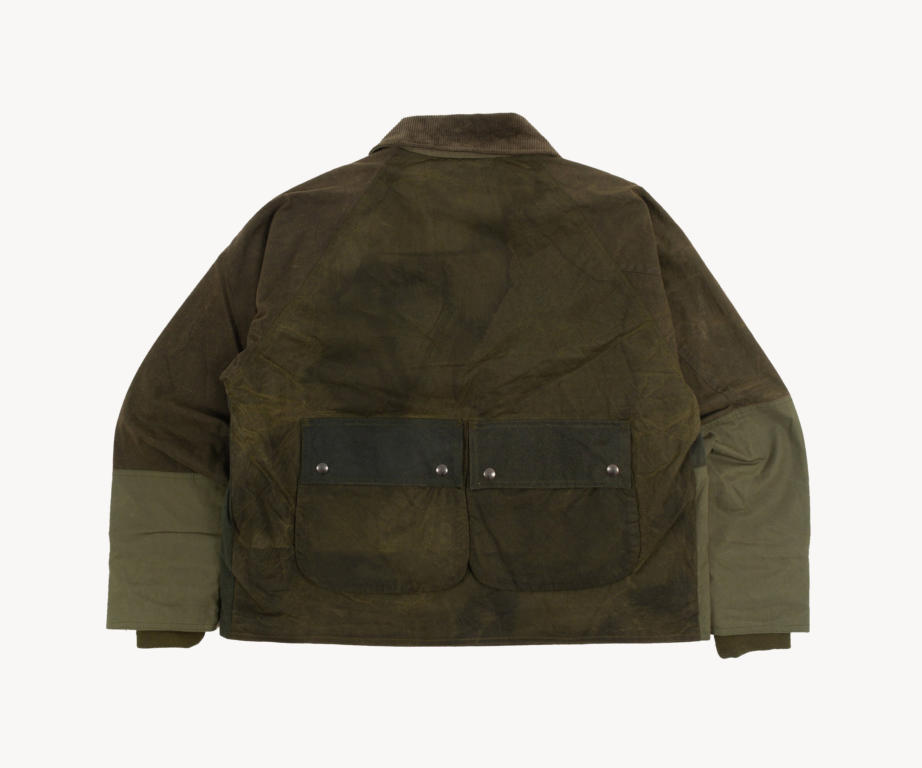 REWORK® BARBOUR V5 - N° 043 Coats & Jackets MEDIUM / OLIVE GREEN - BRUT Clothing