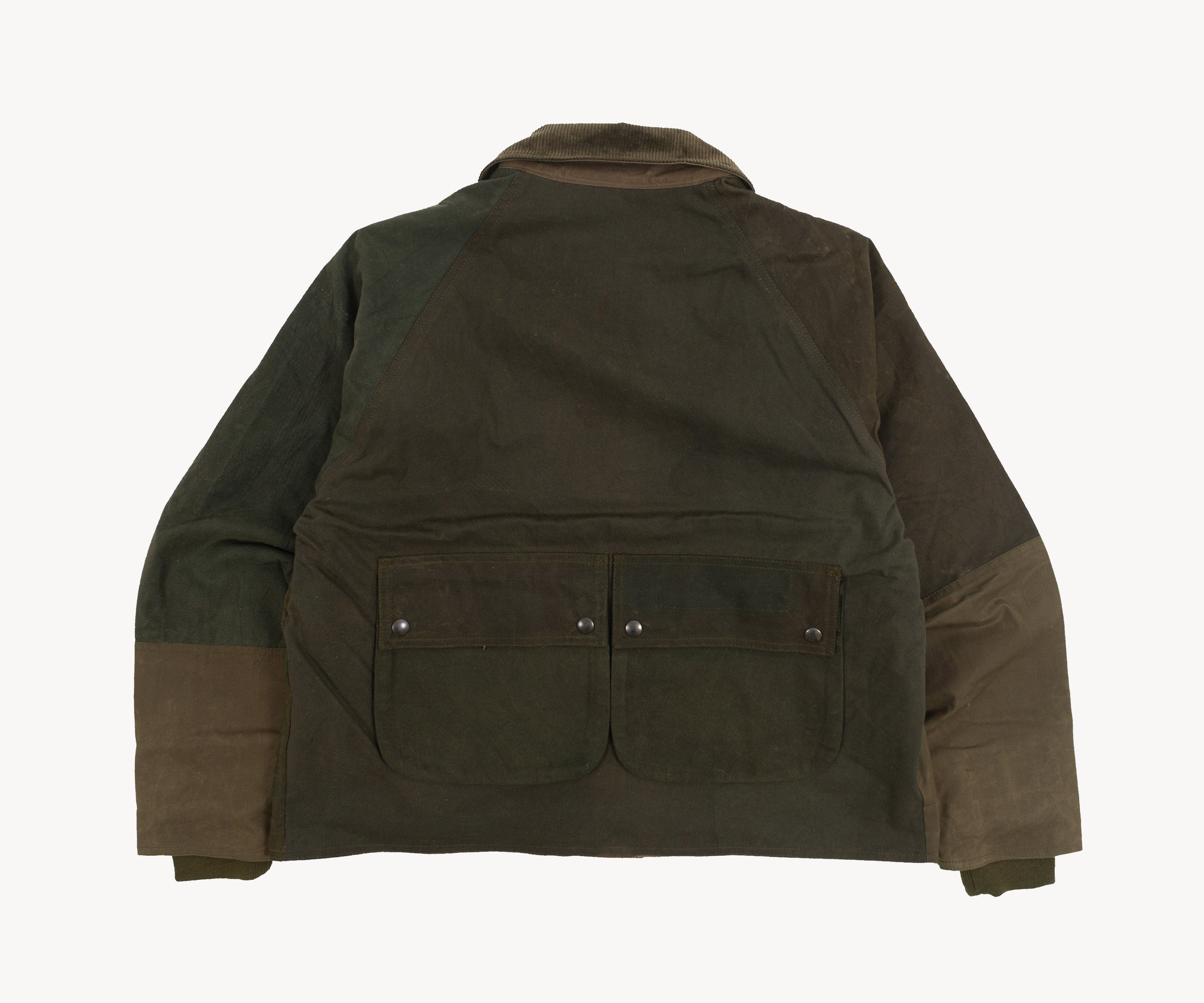 REWORK® BARBOUR V5 - N° 049 Coats & Jackets MEDIUM / OLIVE GREEN - BRUT Clothing