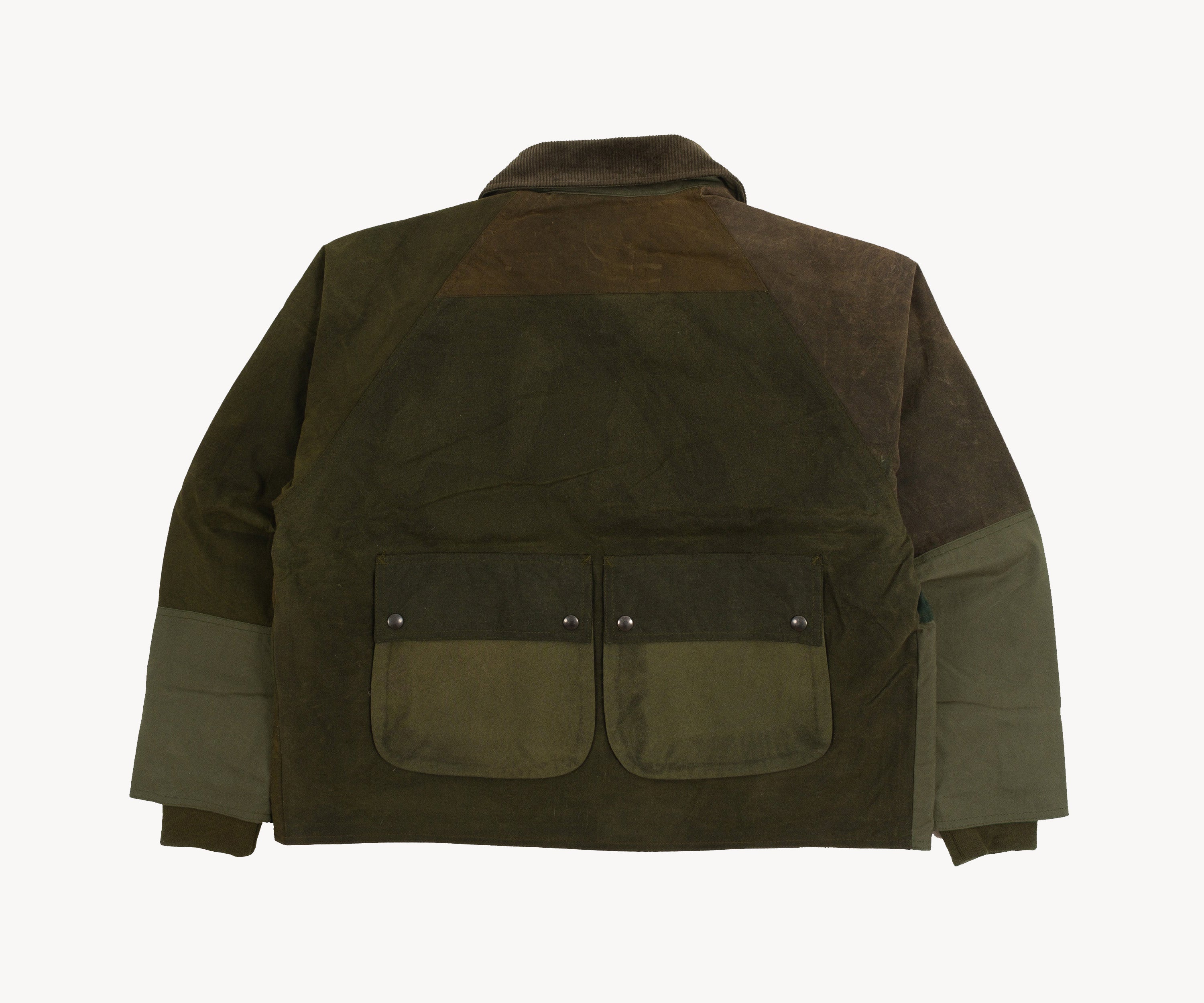 REWORK® BARBOUR V5 - N° 073 Coats & Jackets LARGE / OLIVE GREEN - BRUT Clothing
