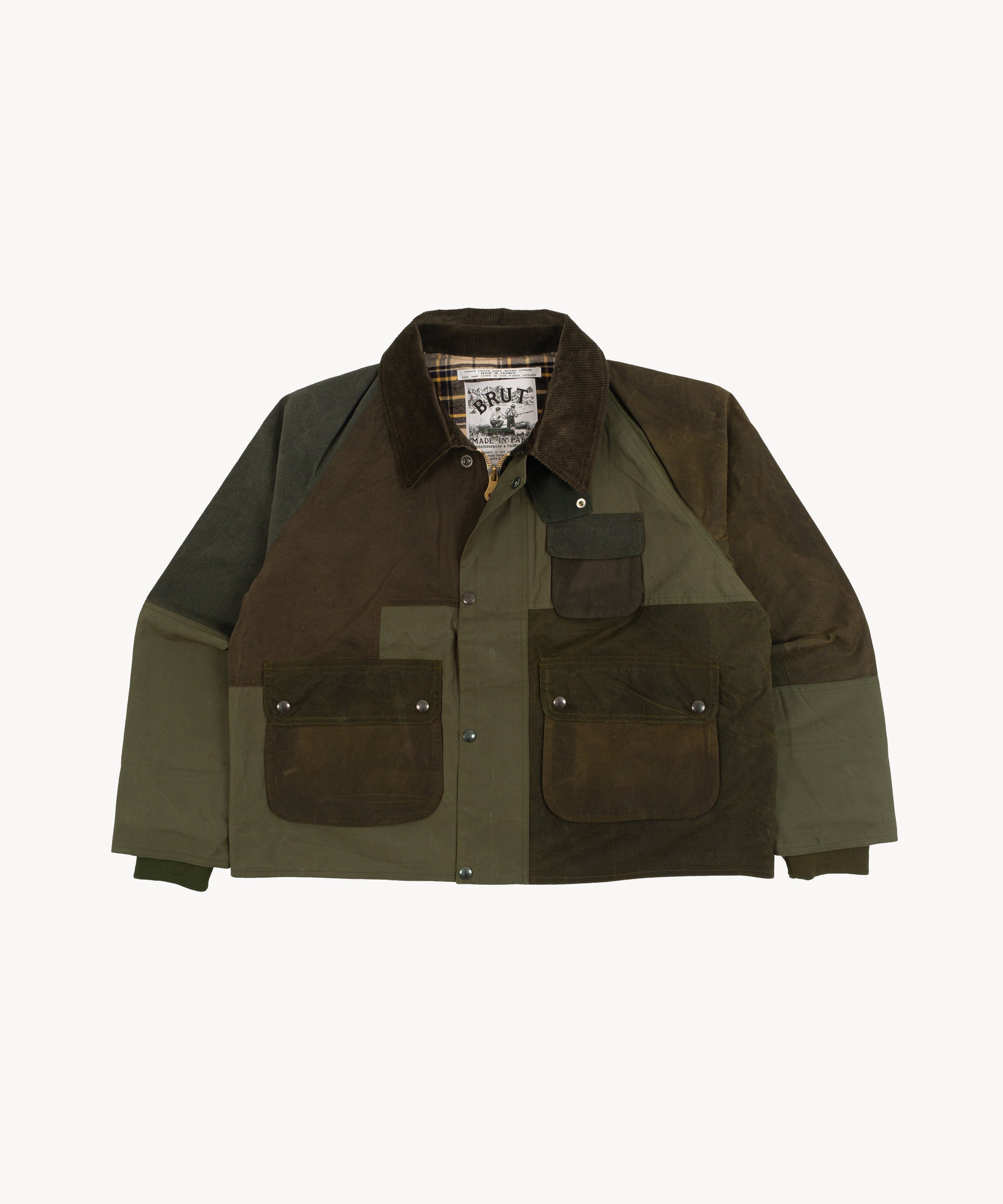 Brut Archives リメイク Barbour 限定品 REWORK® BARBOUR V5 - N° 074 | BRUT Vintage Shop | Worldwide