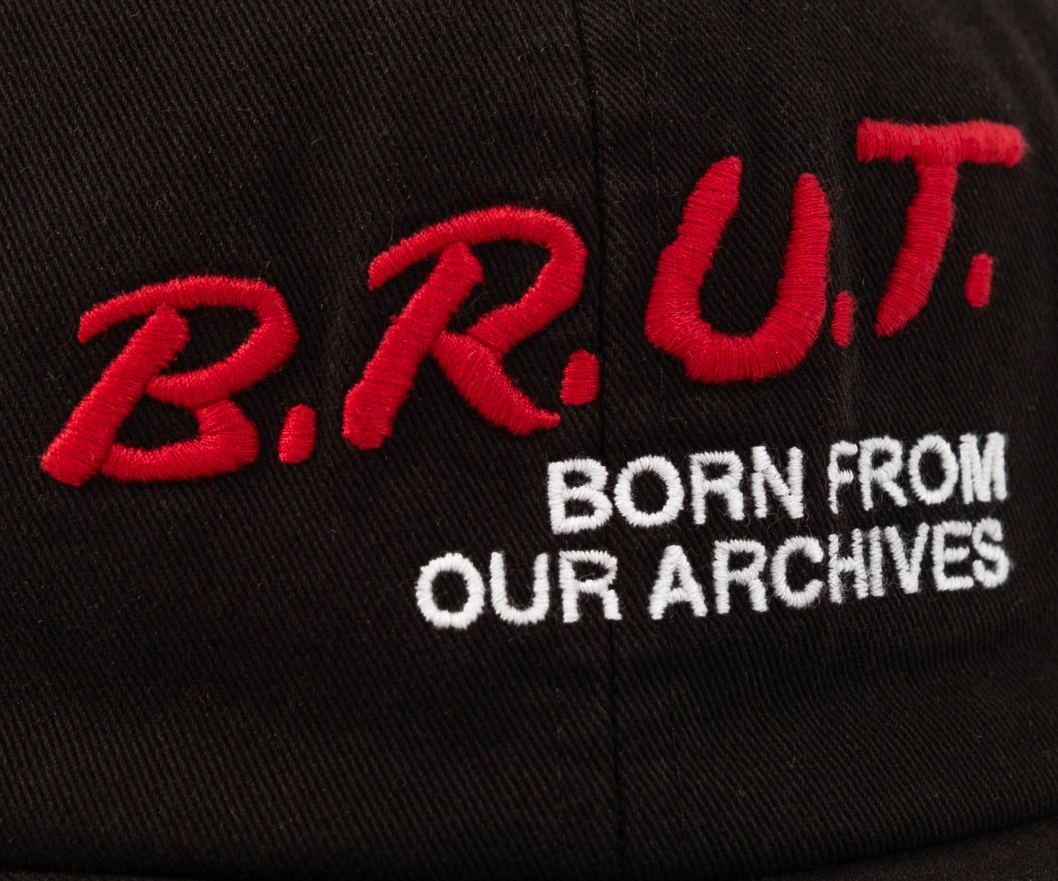 BRUT ARCHIVES CAP Casquettes et chapeaux NOIR - BRUT Clothing