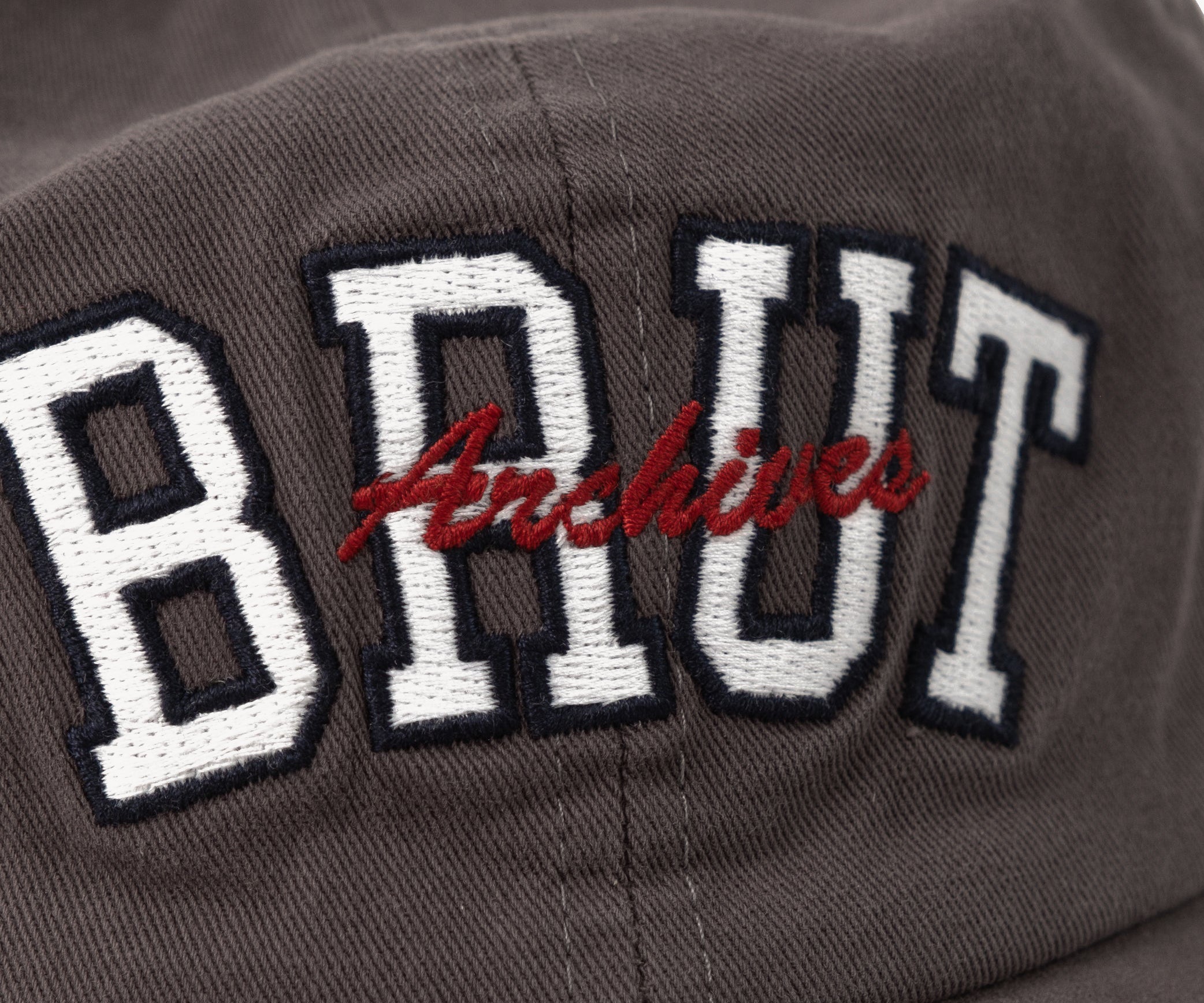 BRUT UNIVERSITY CAP Hats and Caps CHARCOAL - BRUT Clothing
