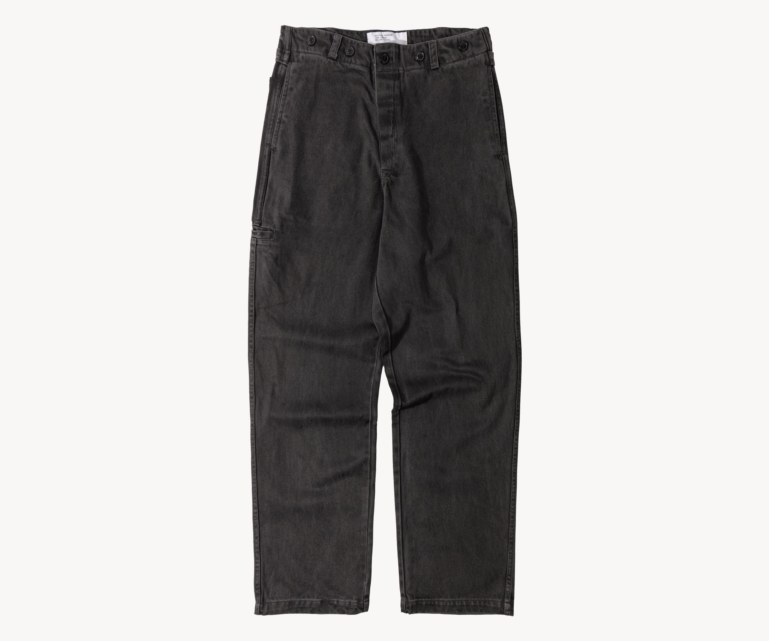 THE BUCKLE BACK PANTS Pants US26 / FR36 / BLACK - BRUT Clothing