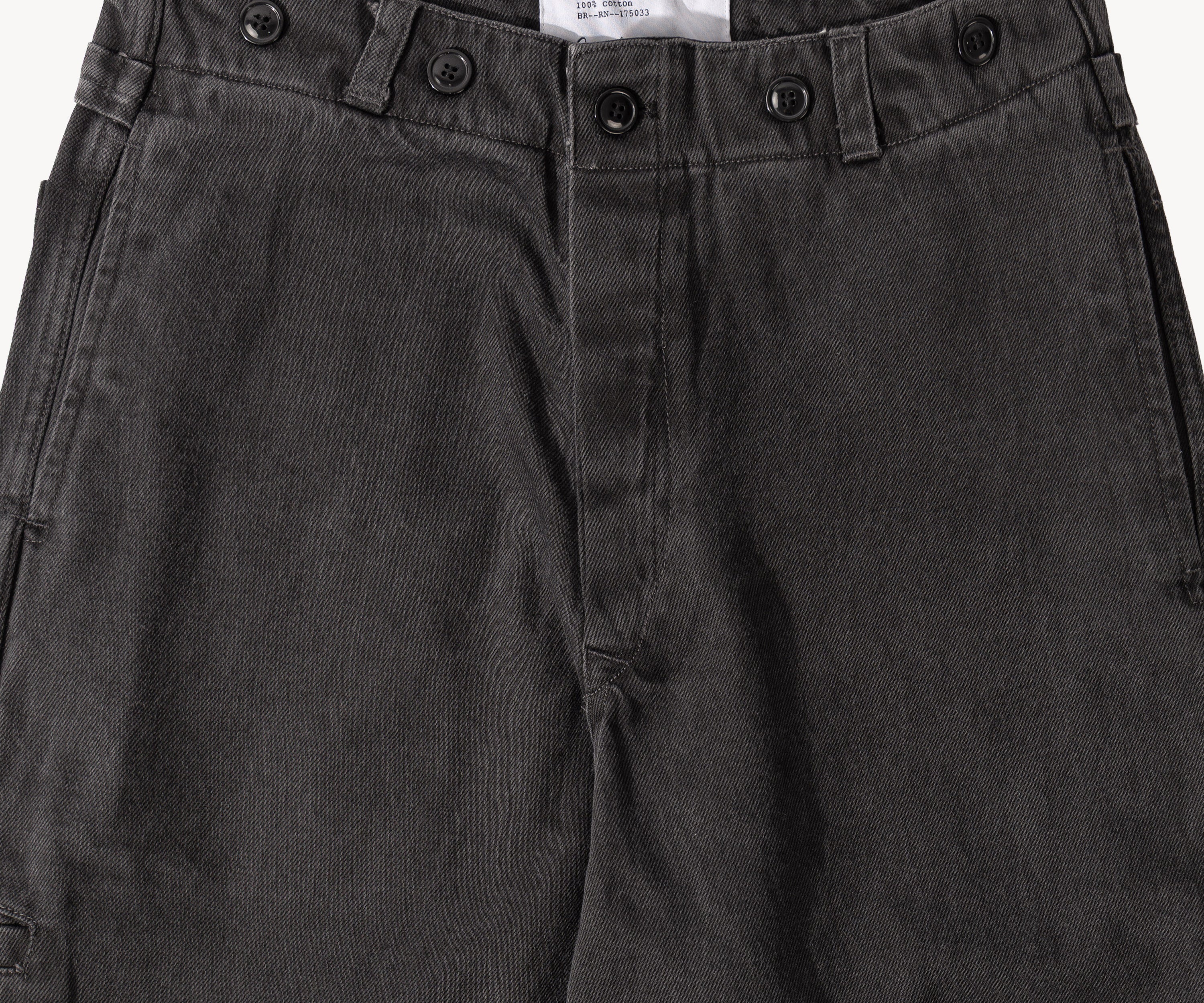 THE BUCKLE BACK PANTS Pants US26 / FR36 / BLACK - BRUT Clothing