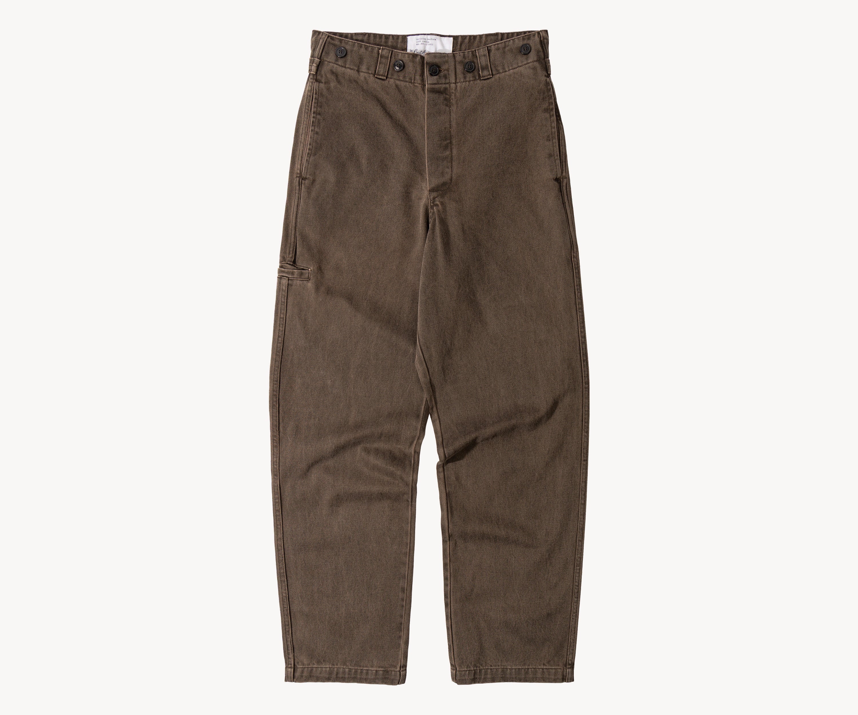 THE BUCKLE BACK PANTS Pants US26 / FR36 / BROWN - BRUT Clothing