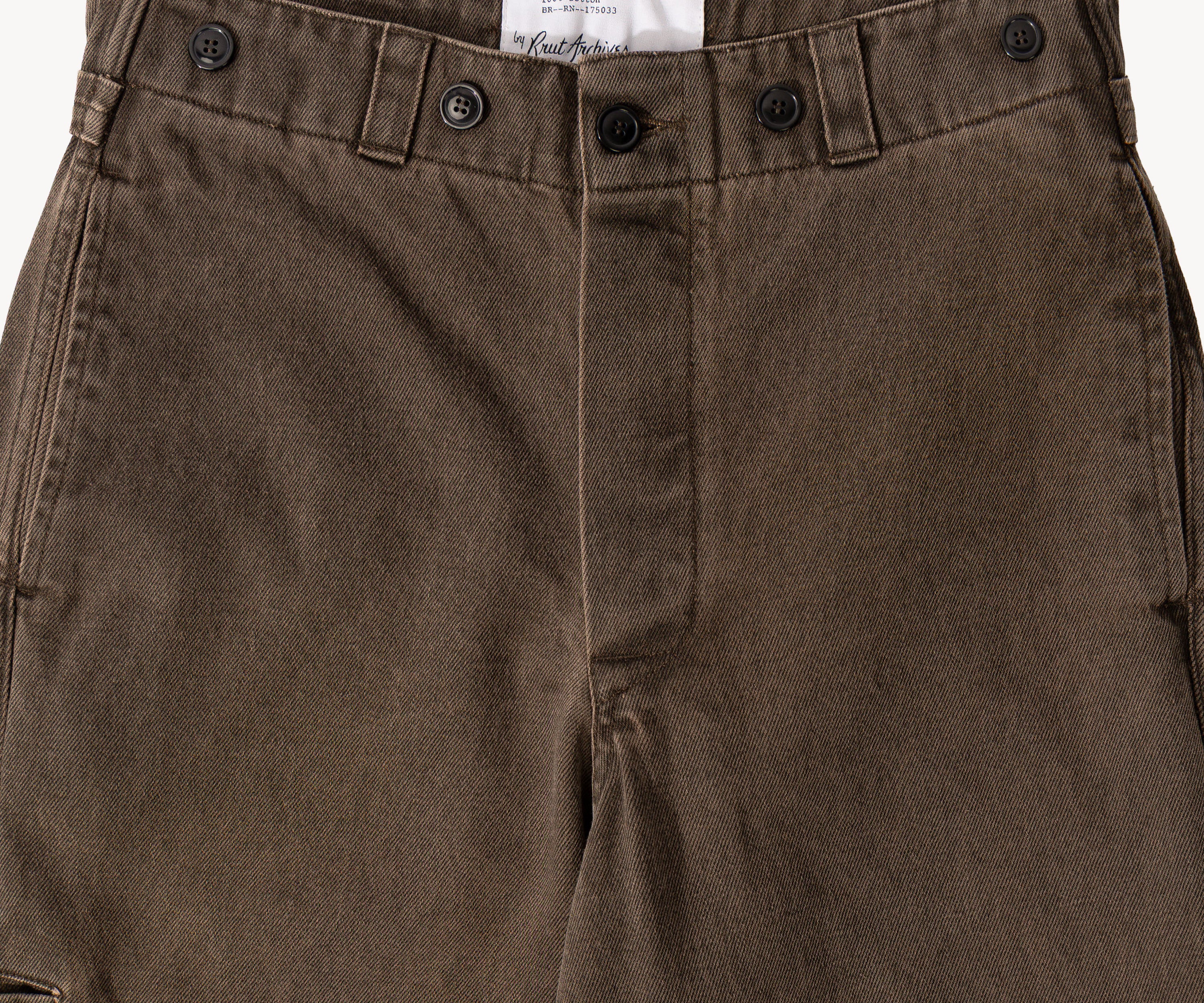 THE BUCKLE BACK PANTS Pants US26 / FR36 / BROWN - BRUT Clothing