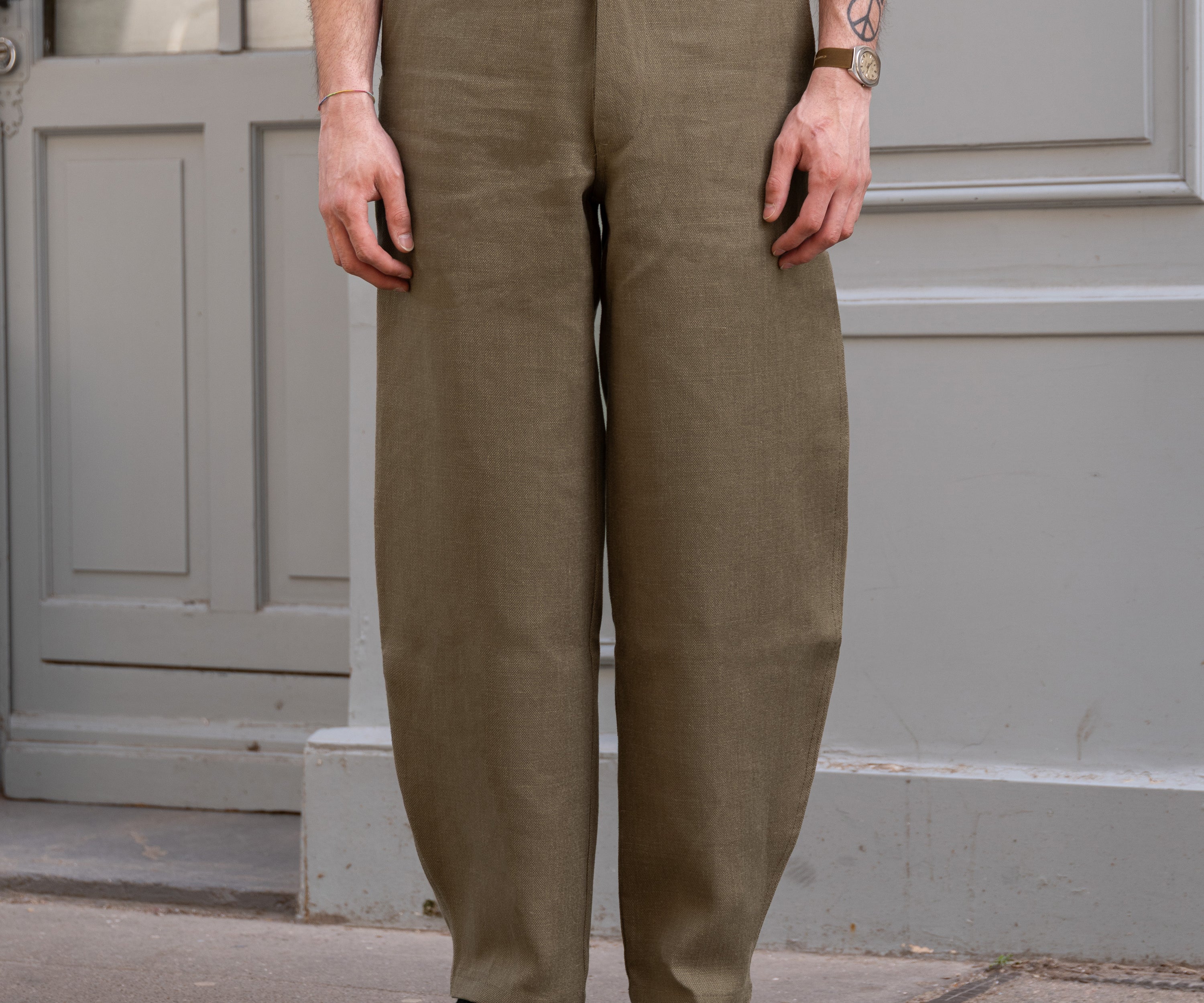REWORK® ARTISAN PANTS Pants US28 / FR38 / STONE GREEN - BRUT Clothing