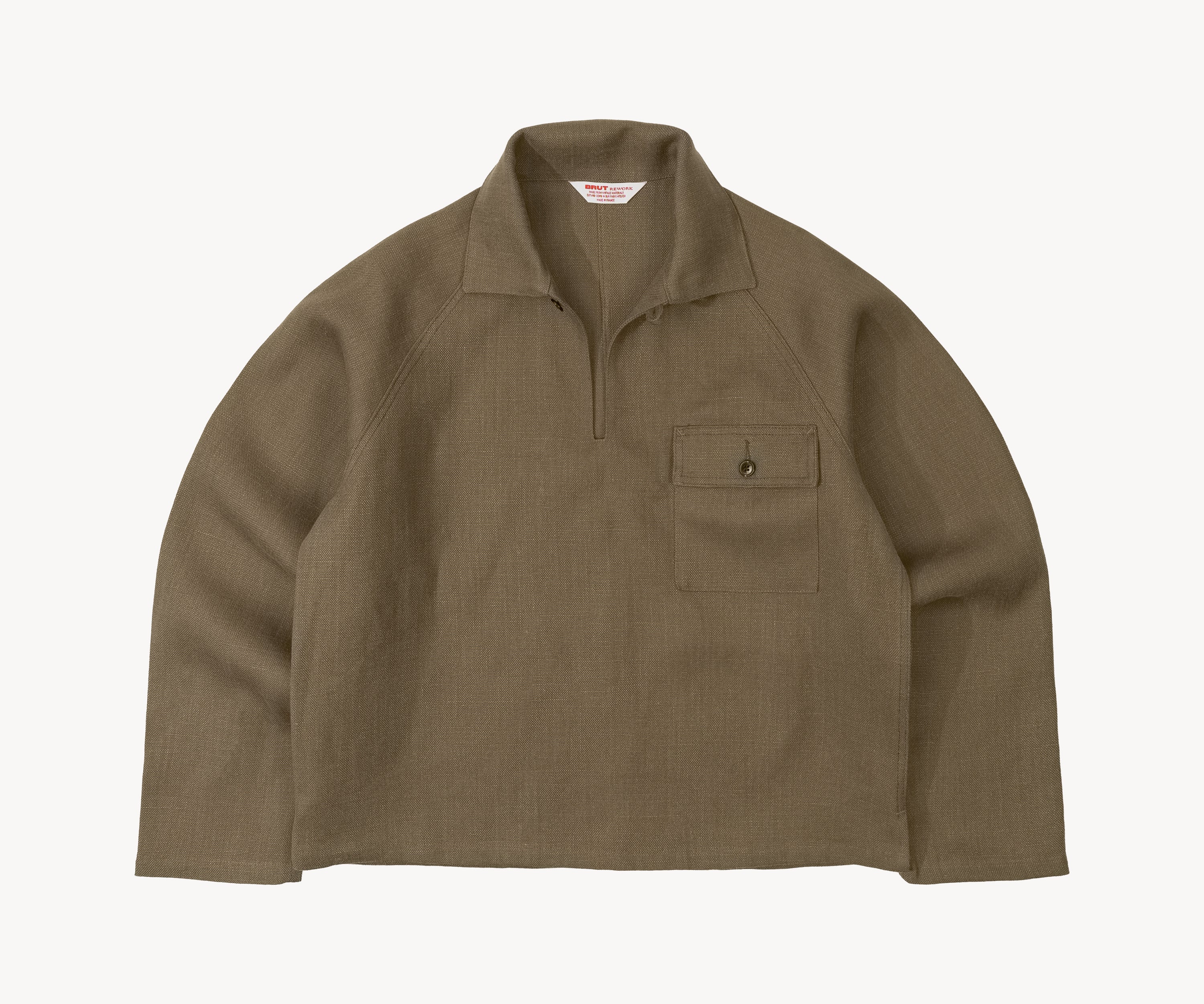 REWORK® FISHERMAN SHIRT Shirts SMALL / STONE GREEN - BRUT Clothing