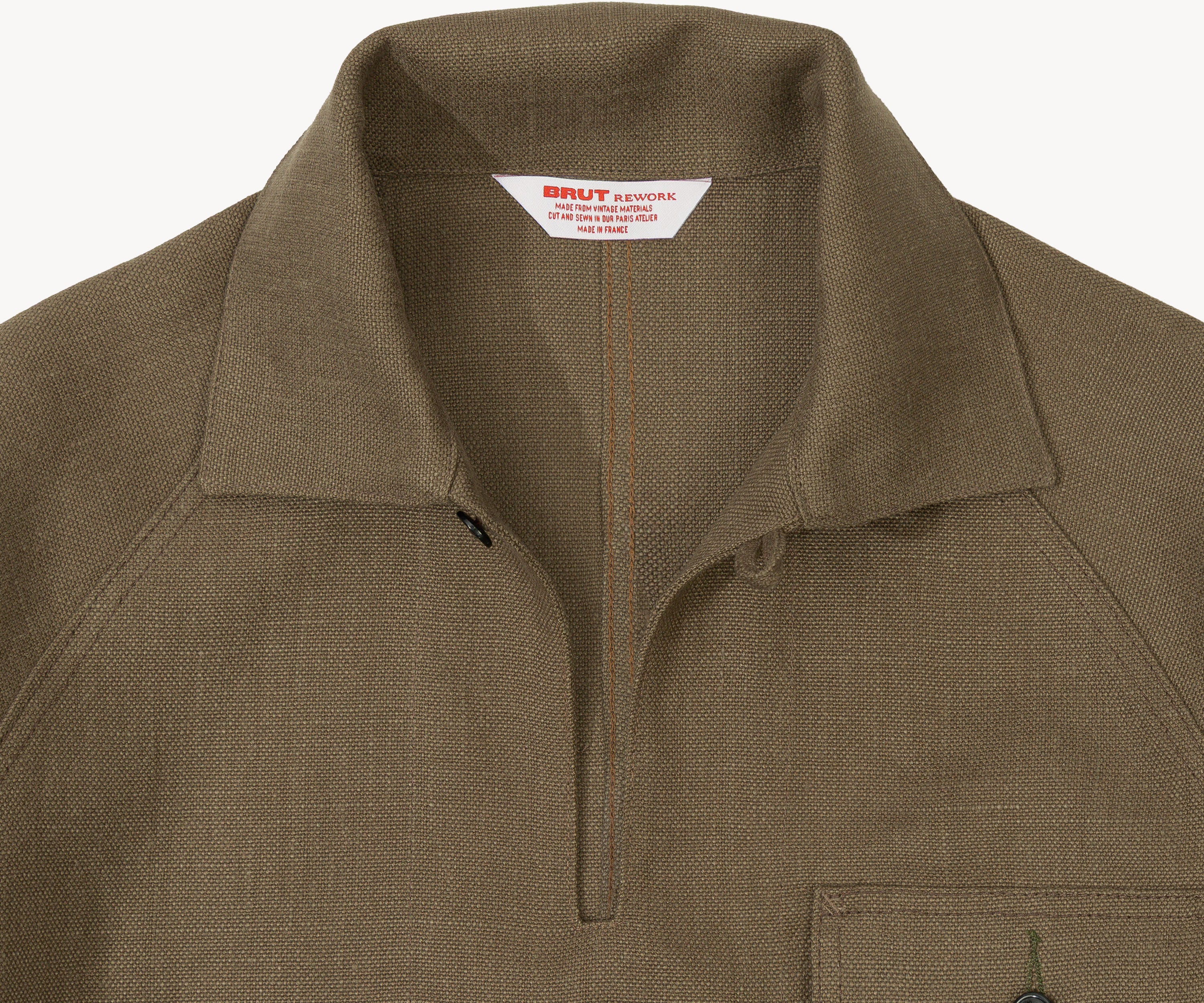 REWORK® FISHERMAN SHIRT Shirts SMALL / STONE GREEN - BRUT Clothing