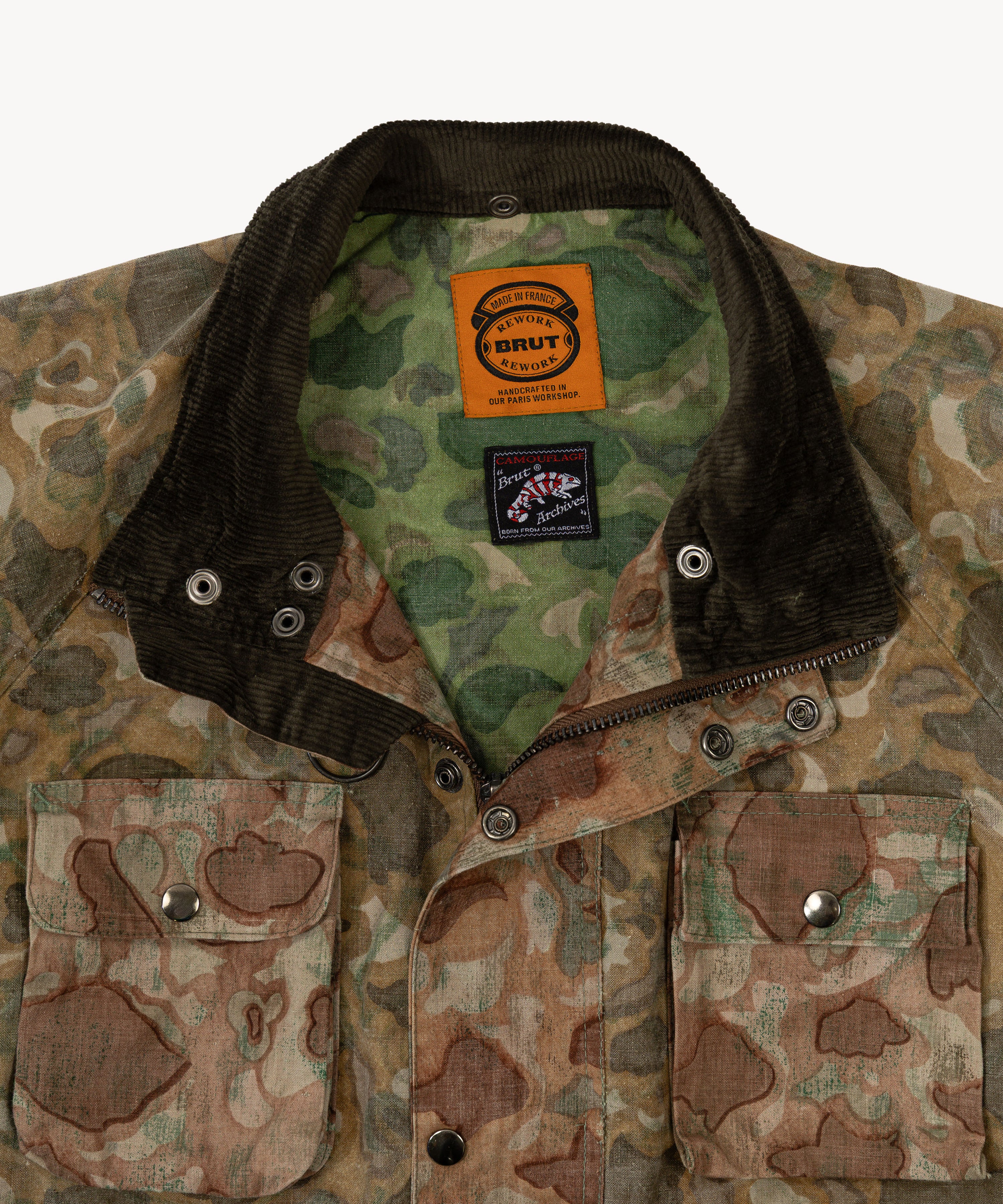 REWORK CAMO TRIAL JACKET - N° 007 | BRUT CLOTHING – BRUT Clothing