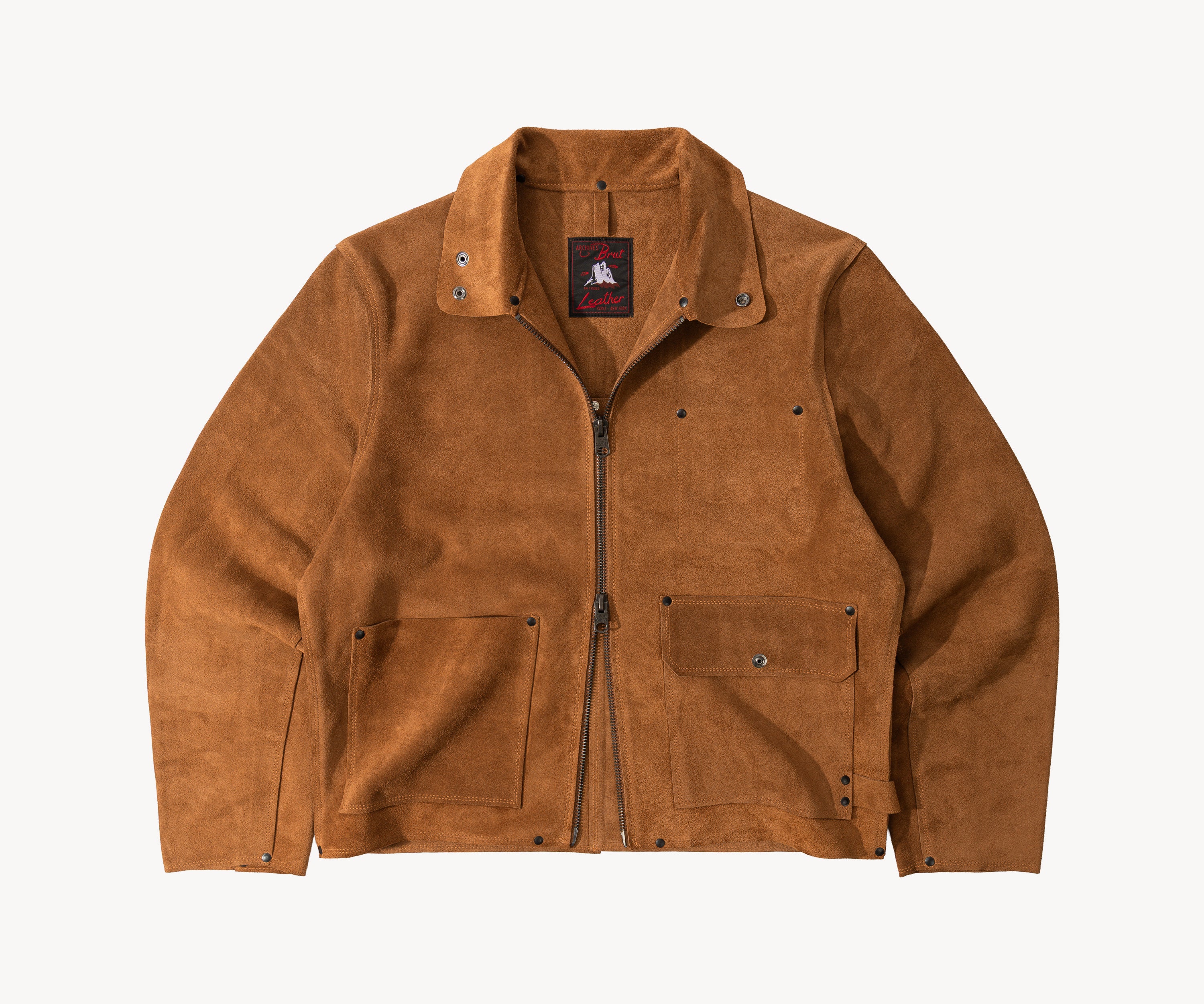 THE WELDER JACKET Coats & Jackets SMALL / COGNAC - BRUT Clothing