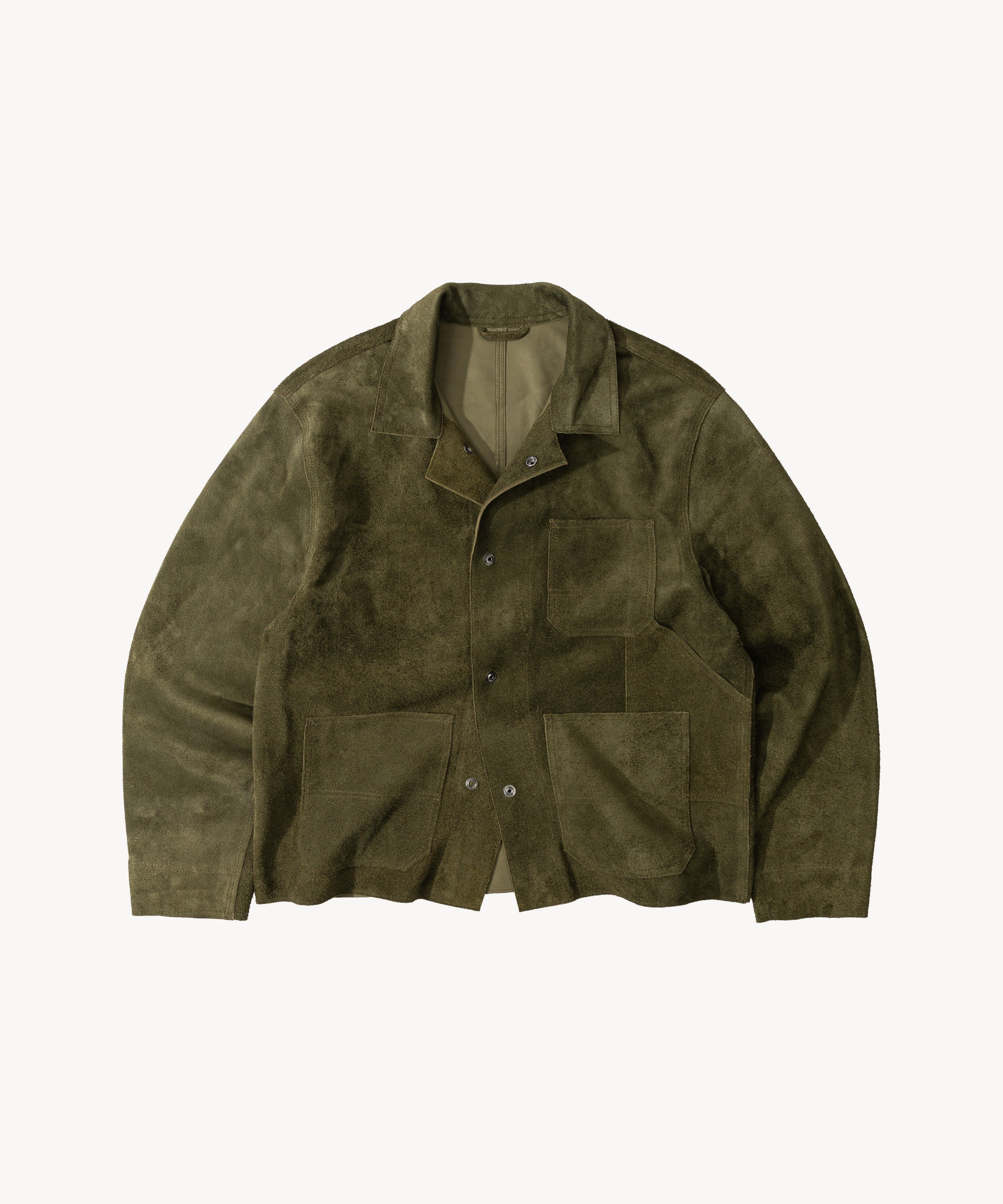 THE LEATHER TOOLS JACKET - OLIVE GREEN | BRUT Clothing