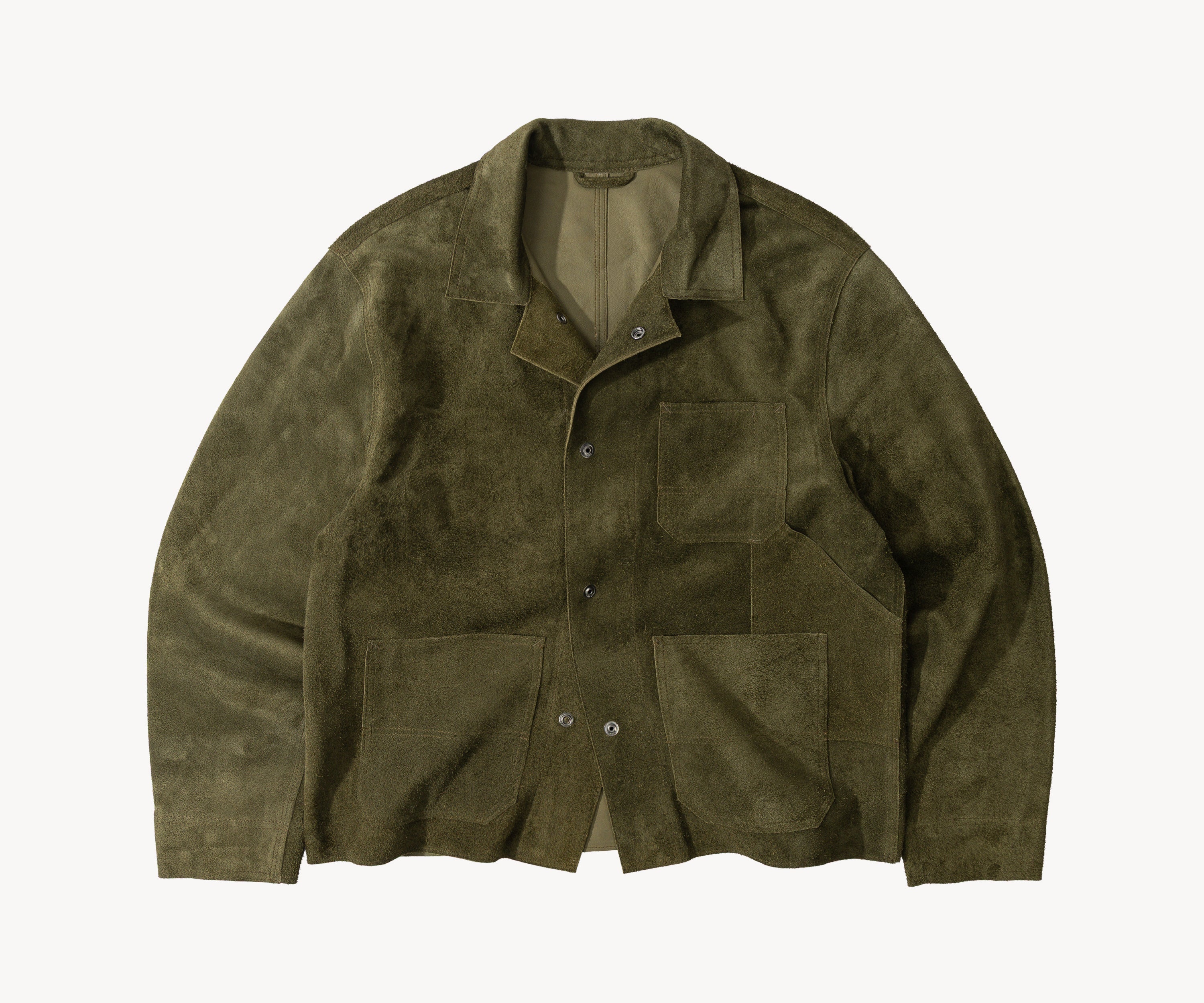 THE LEATHER TOOLS JACKET Manteaux et vestes TAILLE S / VERT OLIVE - BRUT Clothing