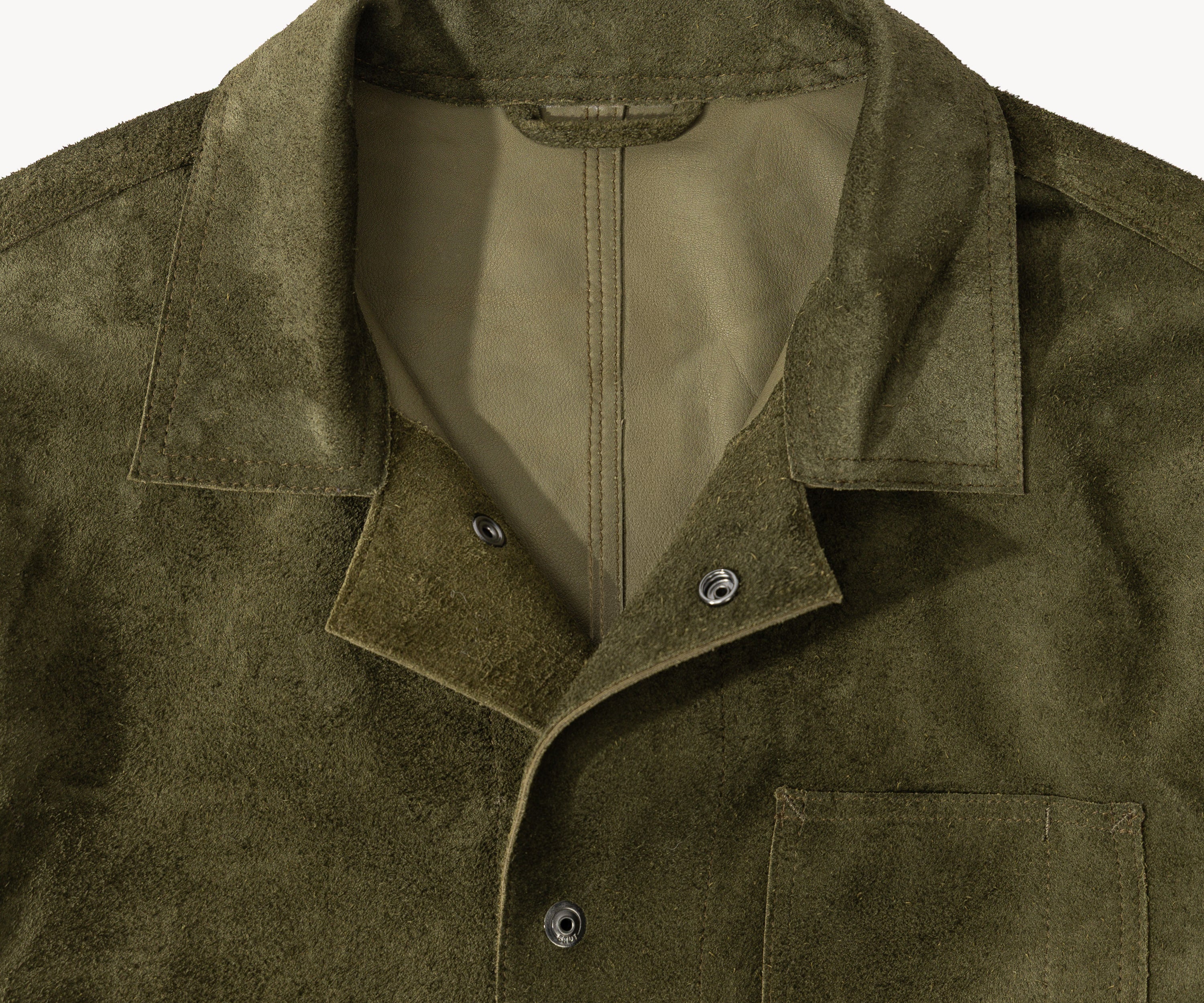 THE LEATHER TOOLS JACKET Manteaux et vestes TAILLE S / VERT OLIVE - BRUT Clothing