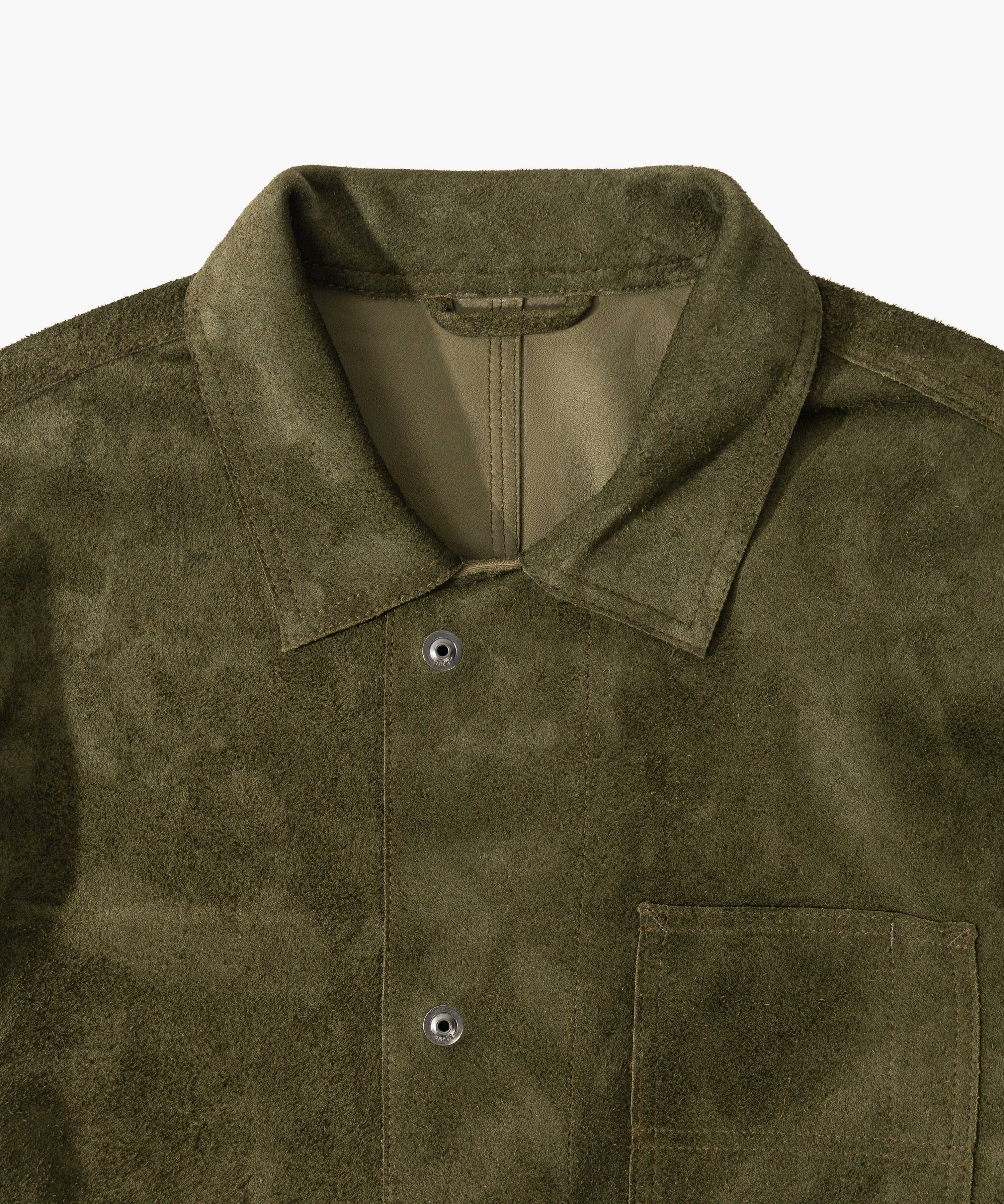 THE LEATHER TOOLS JACKET - OLIVE GREEN | BRUT Clothing