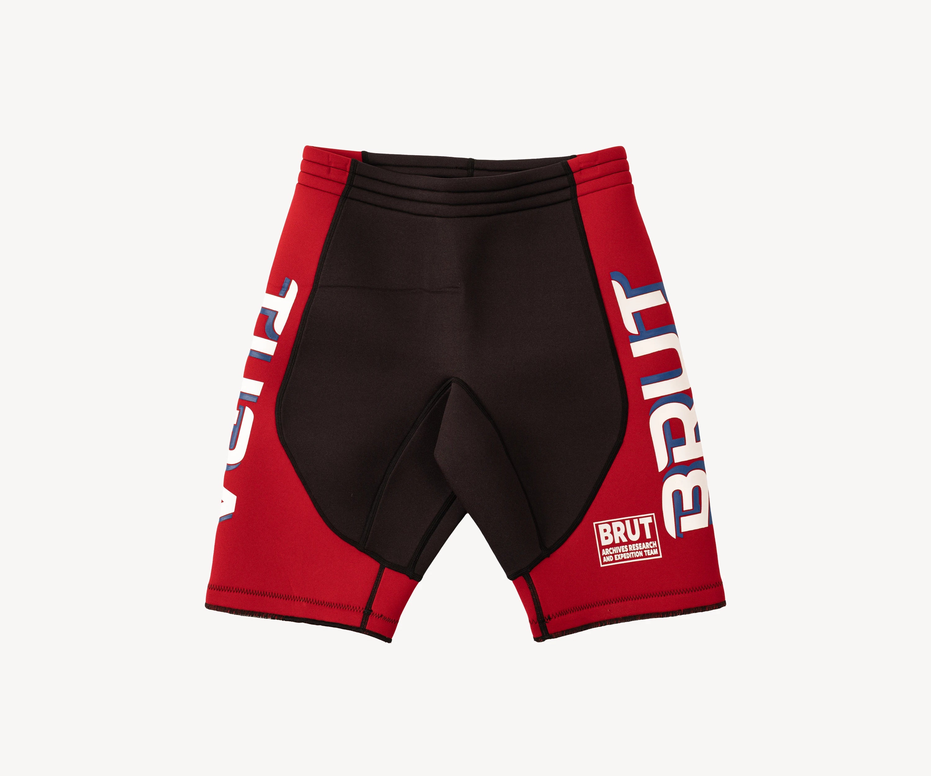 THE DIVING NEOSHORT Pants 0 / RED / BLACK - BRUT Clothing