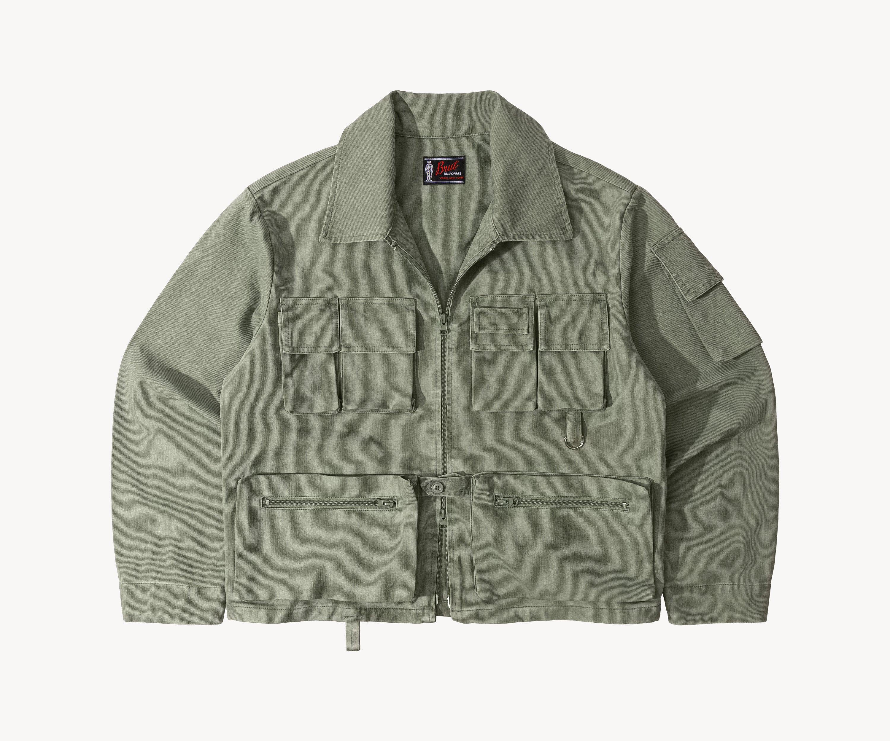 THE REEL JACKET Manteaux et vestes X-SMALL / VERT GRIS - BRUT Clothing