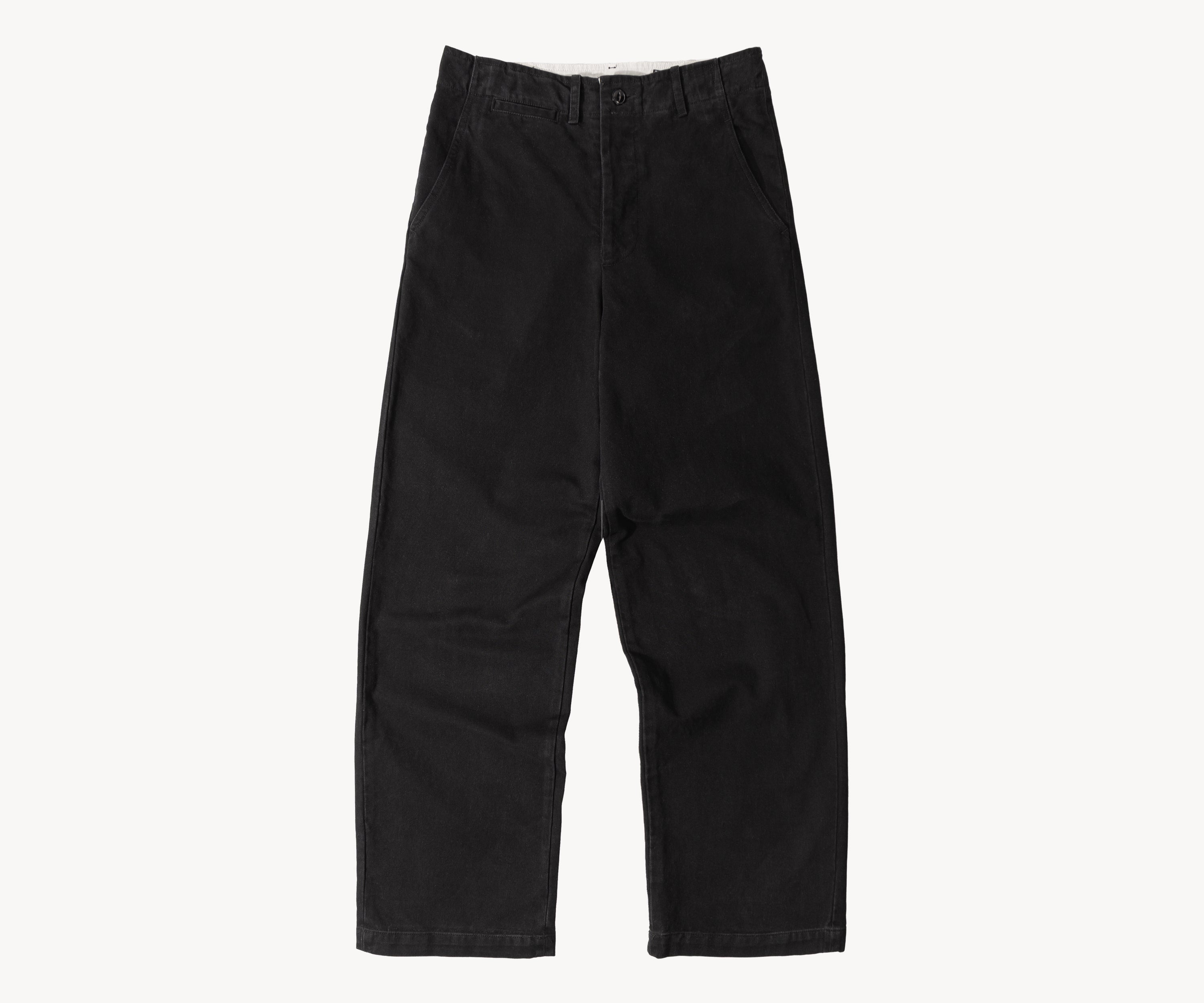 THE UNIFORM CHINO PANTS Taille US 26 / FR 36 / NOIR - BRUT Clothing