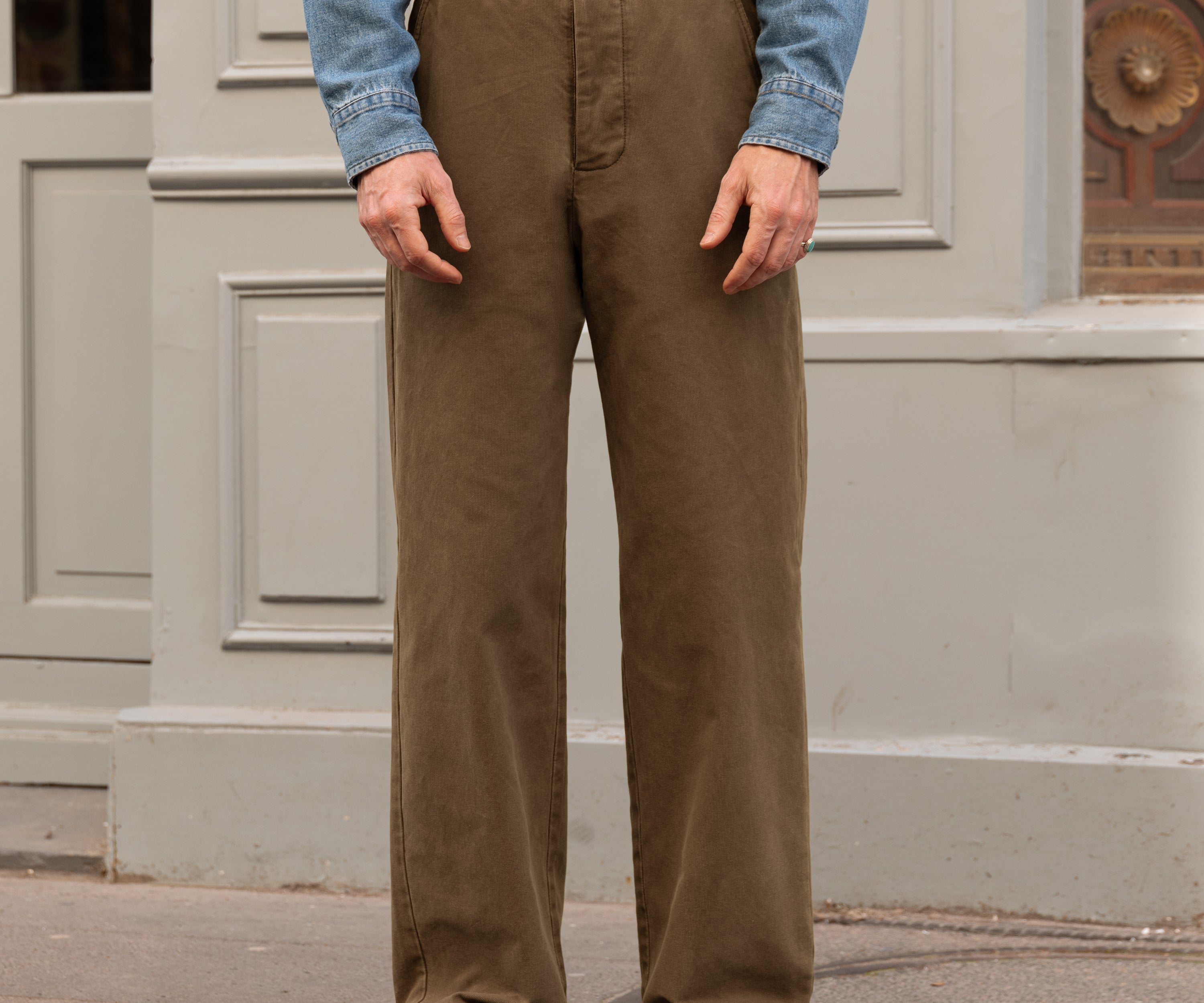 THE UNIFORM CHINO PANTS Pants US26 / FR36 / BROWN - BRUT Clothing