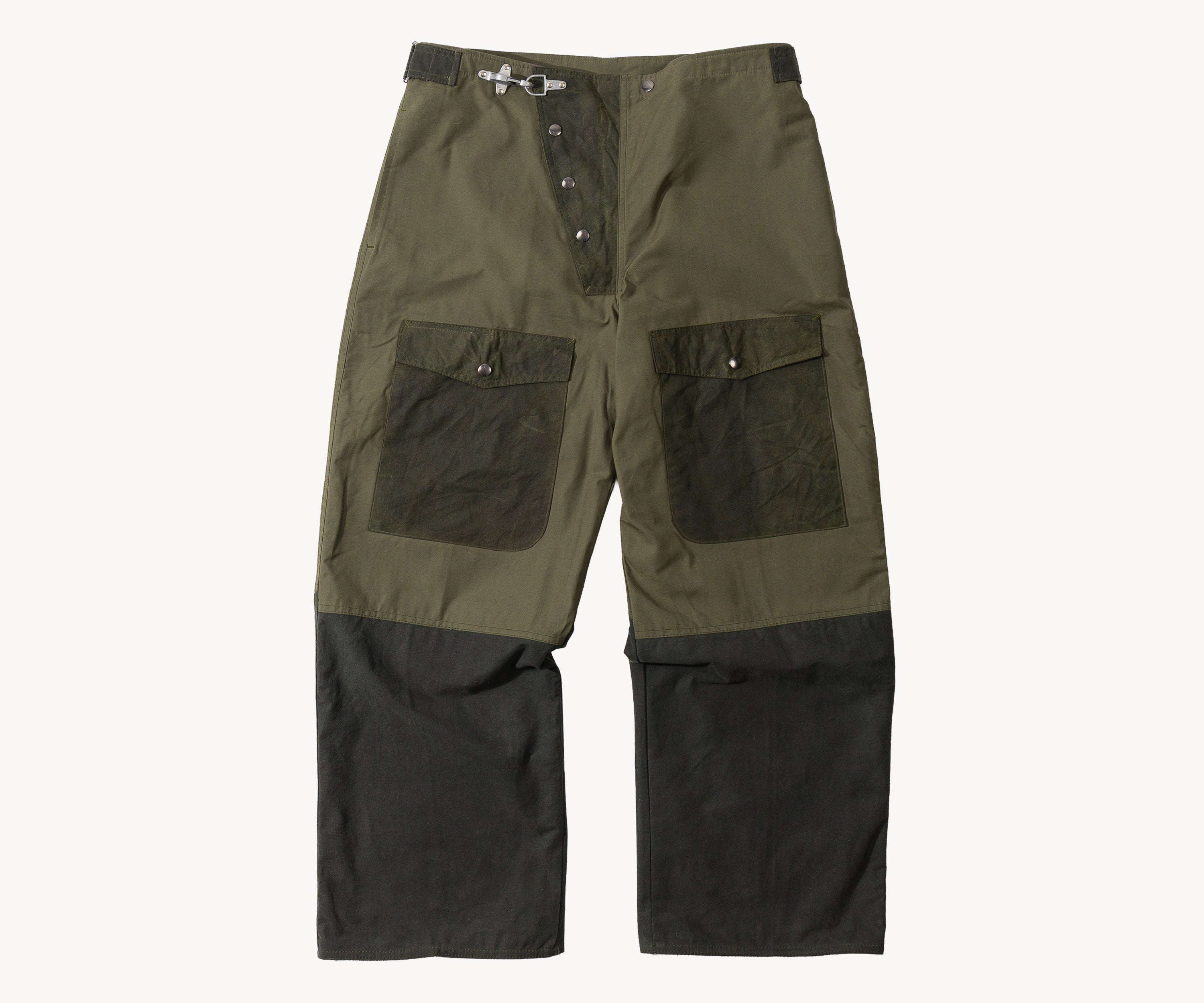 REWORK® WAX OVERPANTS - N° 014 Manteaux et vestes VERT / TAILLE UNIQUE - BRUT Clothing