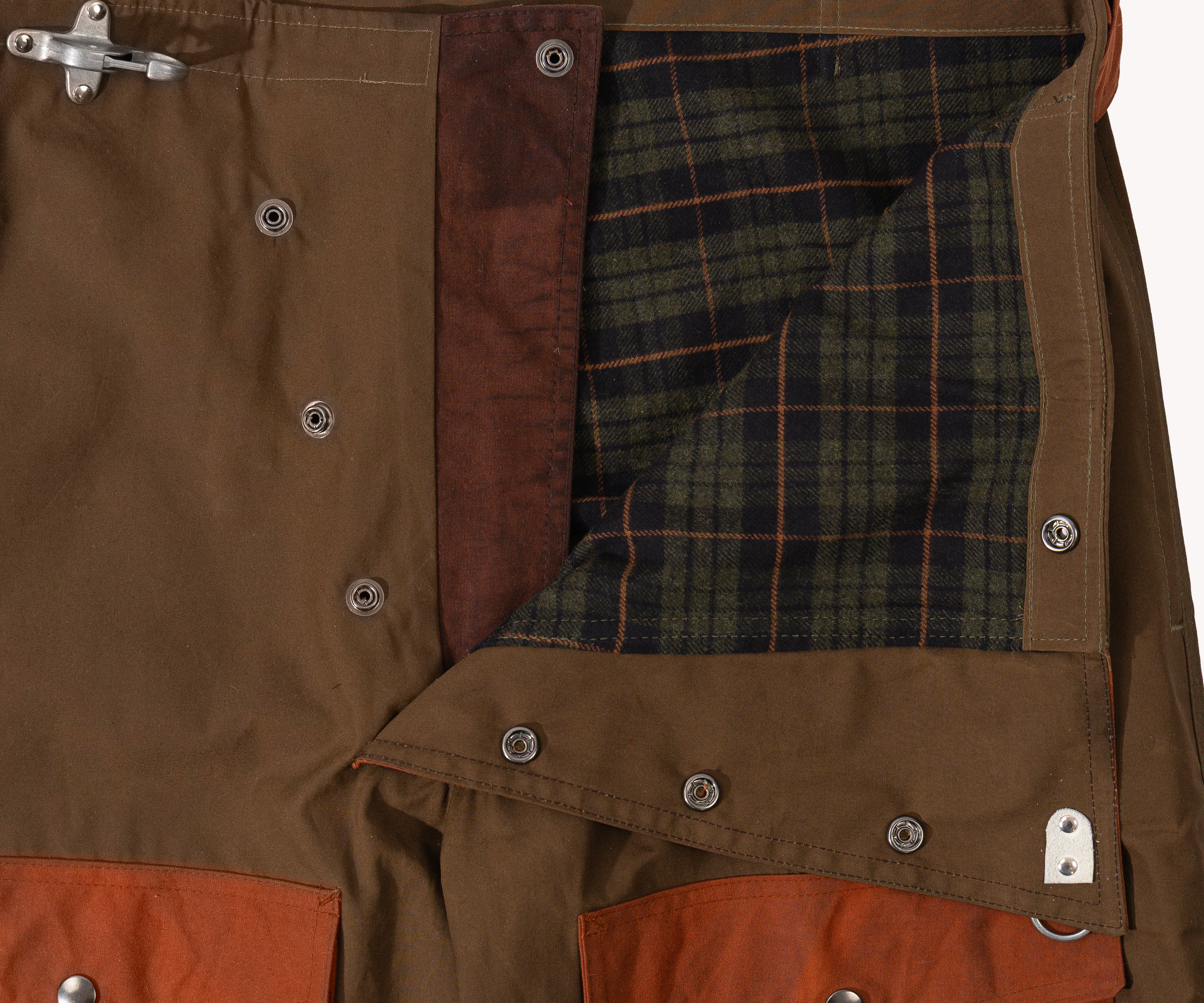 REWORK® WAX OVERPANTS - N° 023 Coats & Jackets BROWN / ONE SIZE - BRUT Clothing