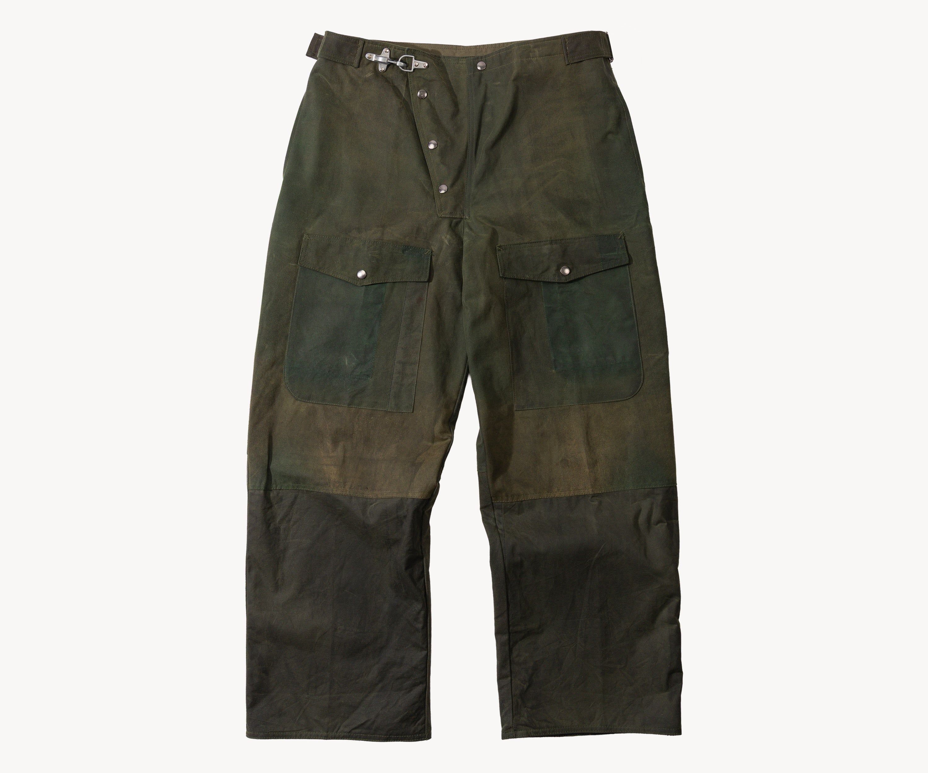 REWORK® WAX OVERPANTS - N° 016 Manteaux et vestes VERT / TAILLE UNIQUE - BRUT Clothing