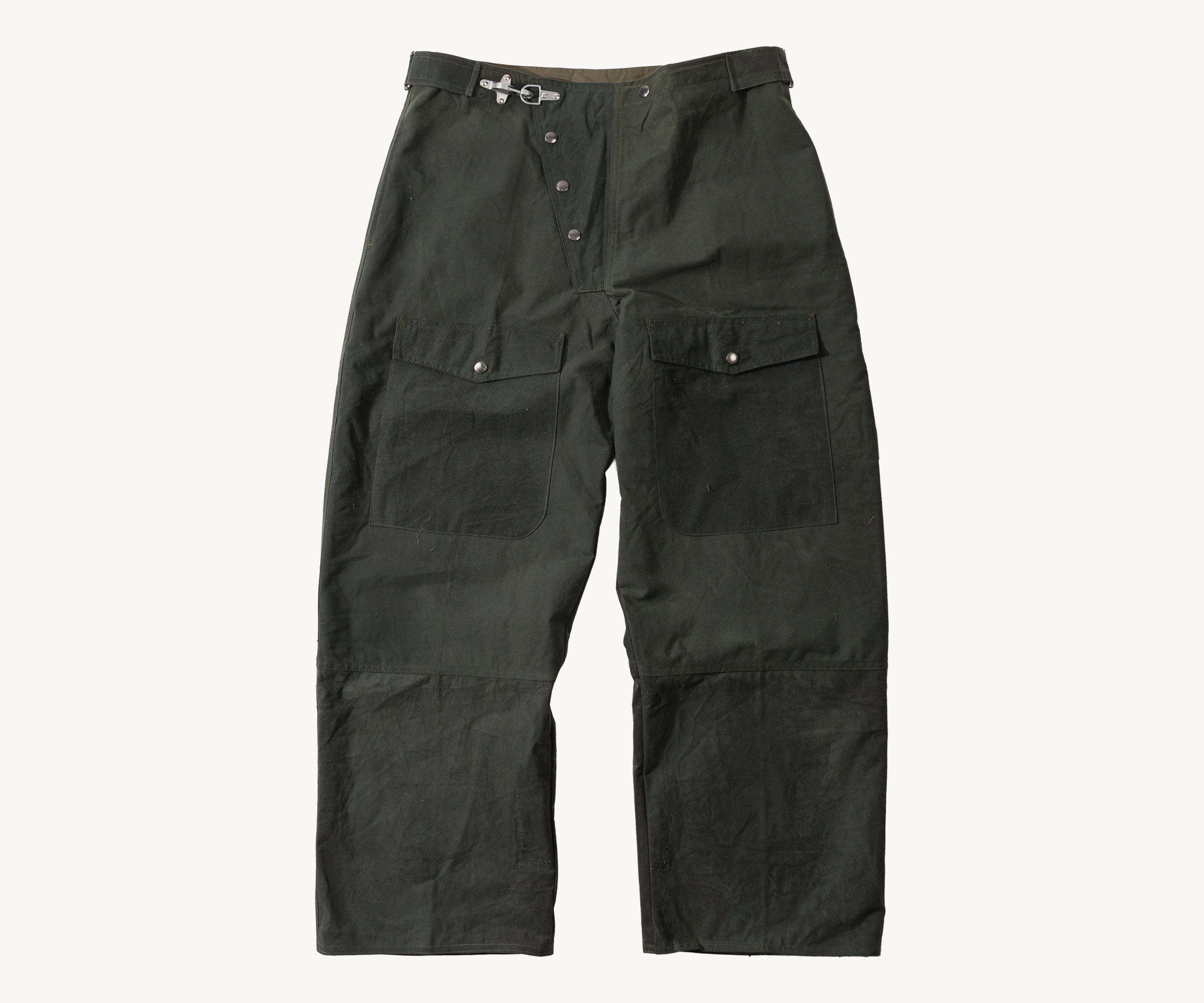 REWORK® WAX OVERPANTS - N° 019 Manteaux et vestes VERT / TAILLE UNIQUE - BRUT Clothing