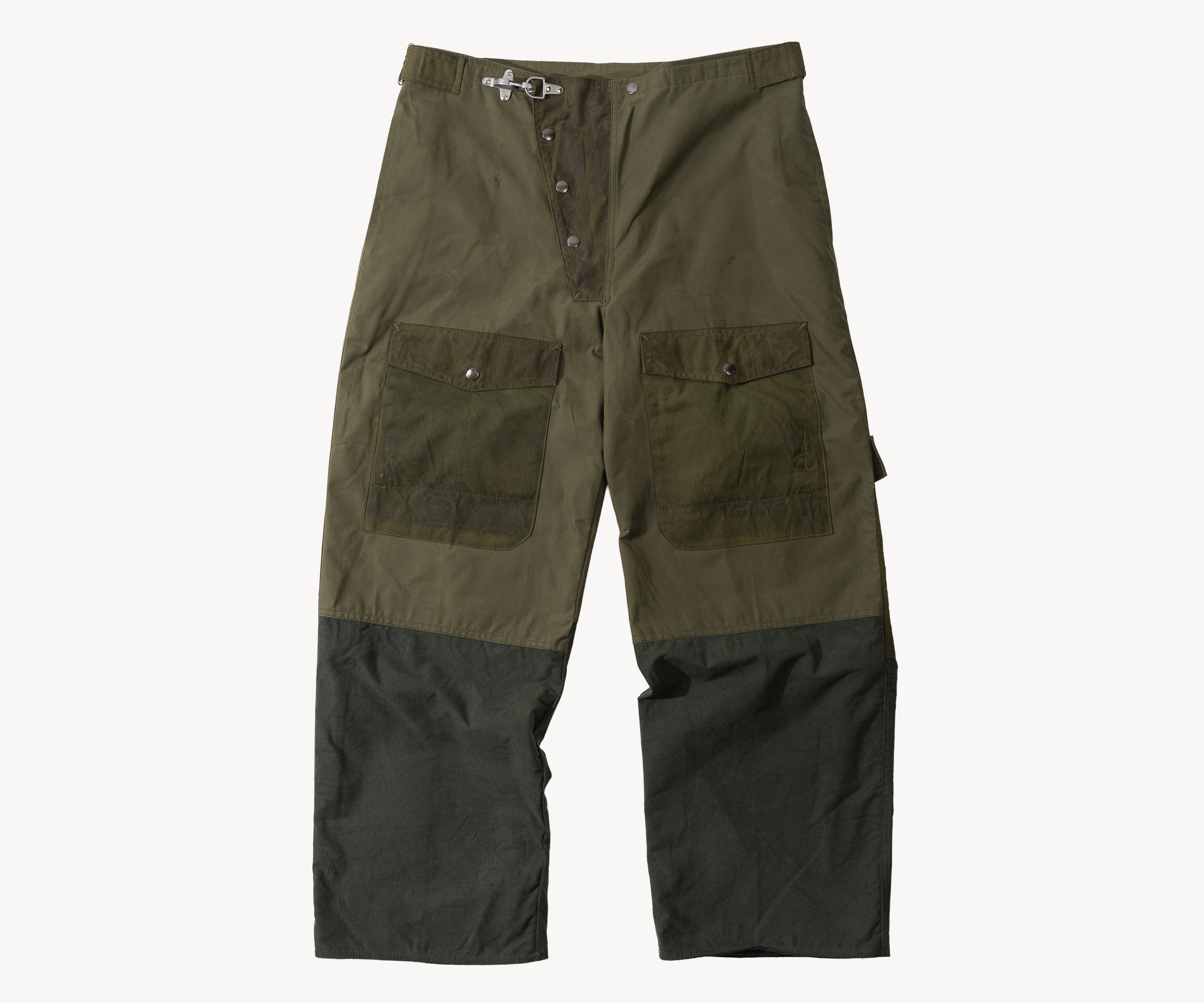REWORK® WAX OVERPANTS - N° 012 Manteaux et vestes VERT / TAILLE UNIQUE - BRUT Clothing
