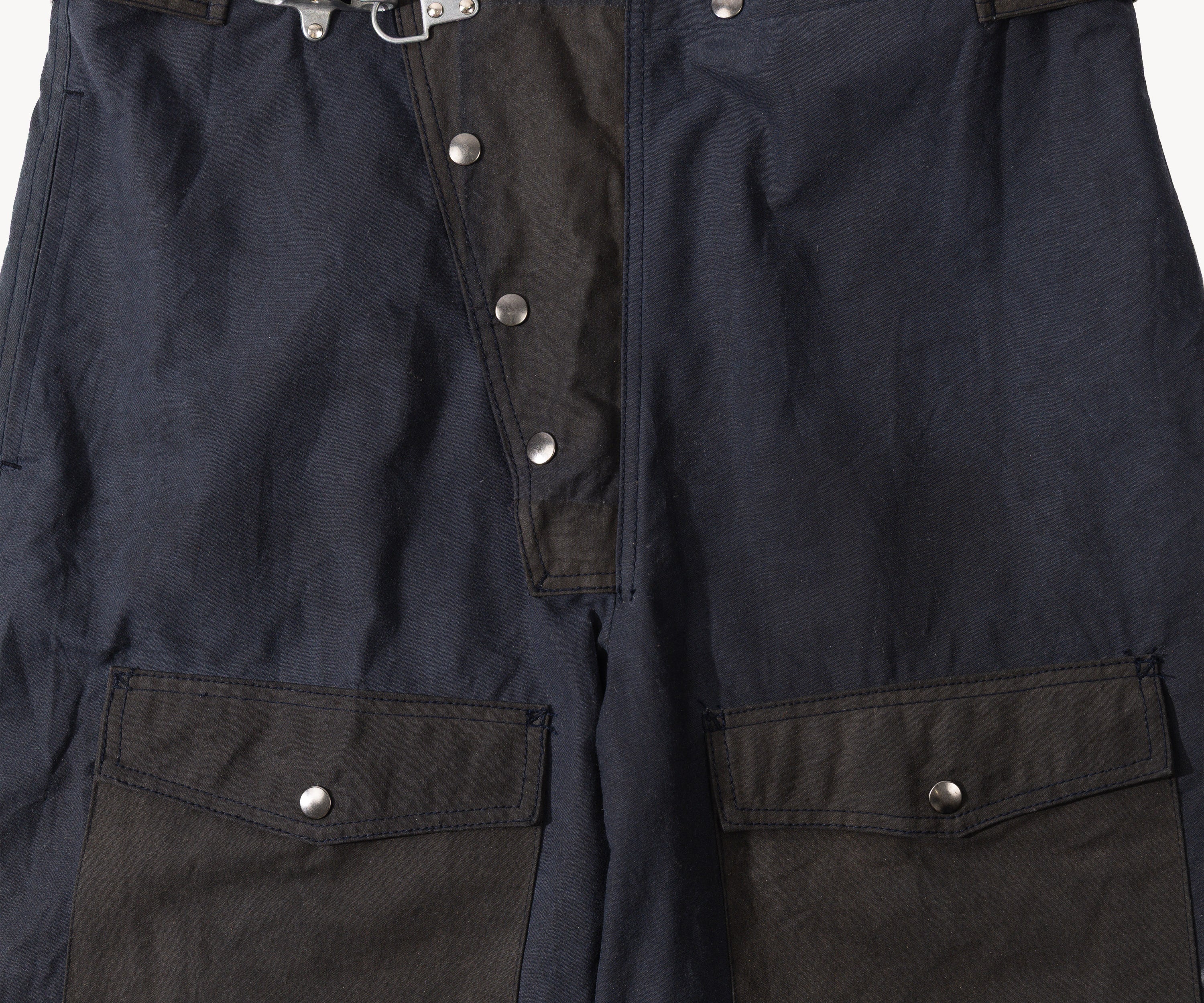 REWORK® WAX OVERPANTS - N° 001 Coats & Jackets BLUE / ONE SIZE - BRUT Clothing