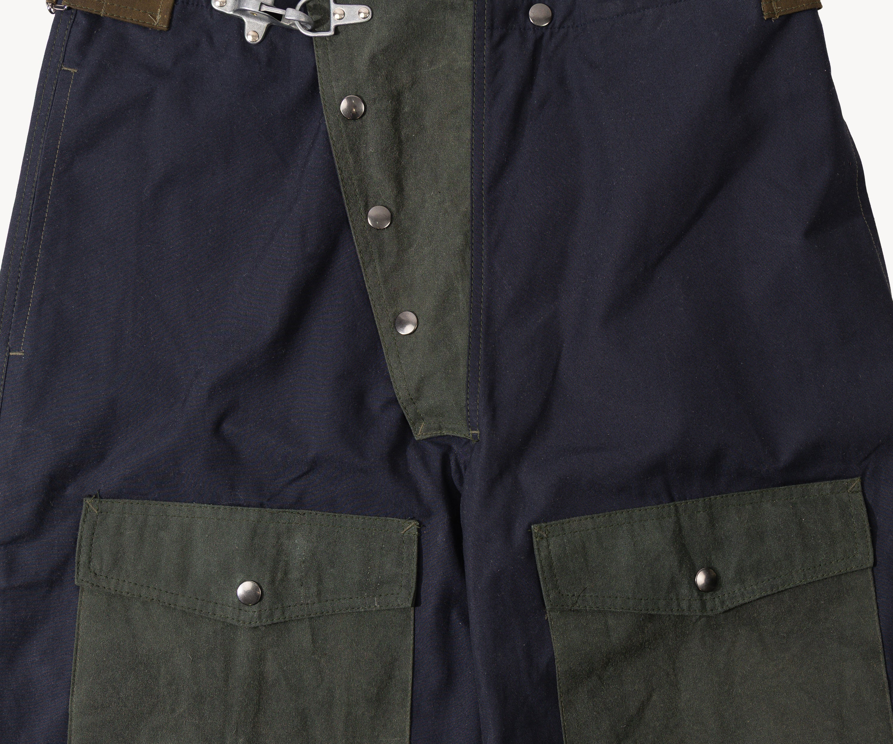 REWORK® WAX OVERPANTS - N° 002 Coats & Jackets BLUE / ONE SIZE - BRUT Clothing