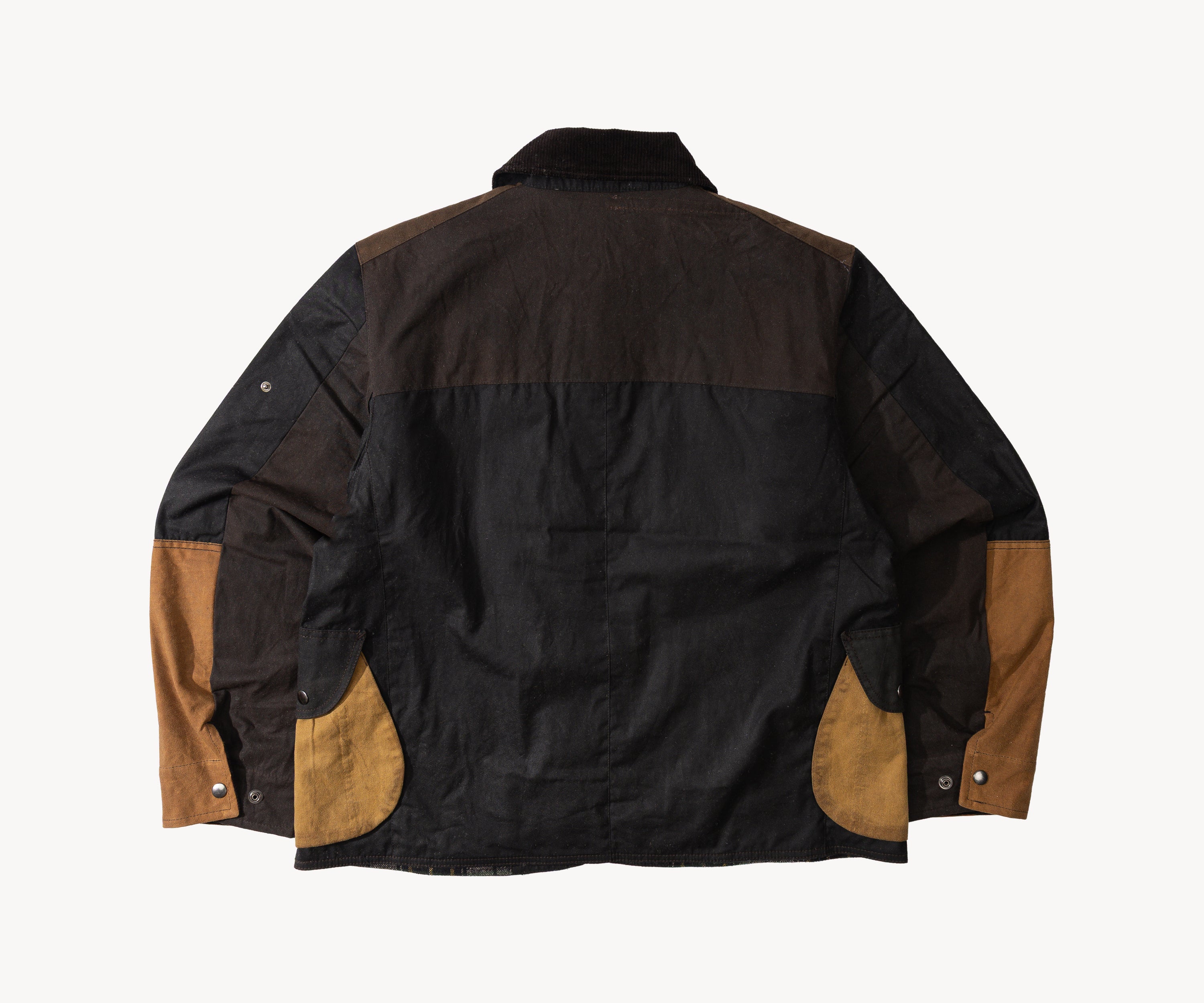 REWORK® STORMFISHER WAX JACKET - N° 002 SMALL / MARRON - BRUT Clothing