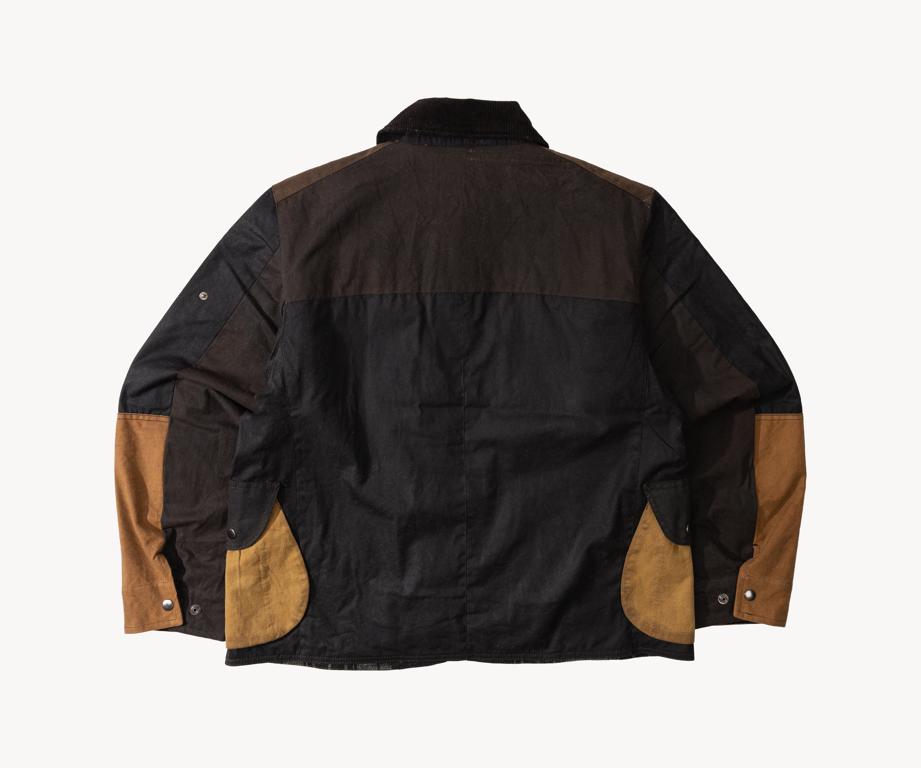 REWORK® STORMFISHER WAX JACKET - N° 002 Coats & Jackets SMALL / BROWN - BRUT Clothing
