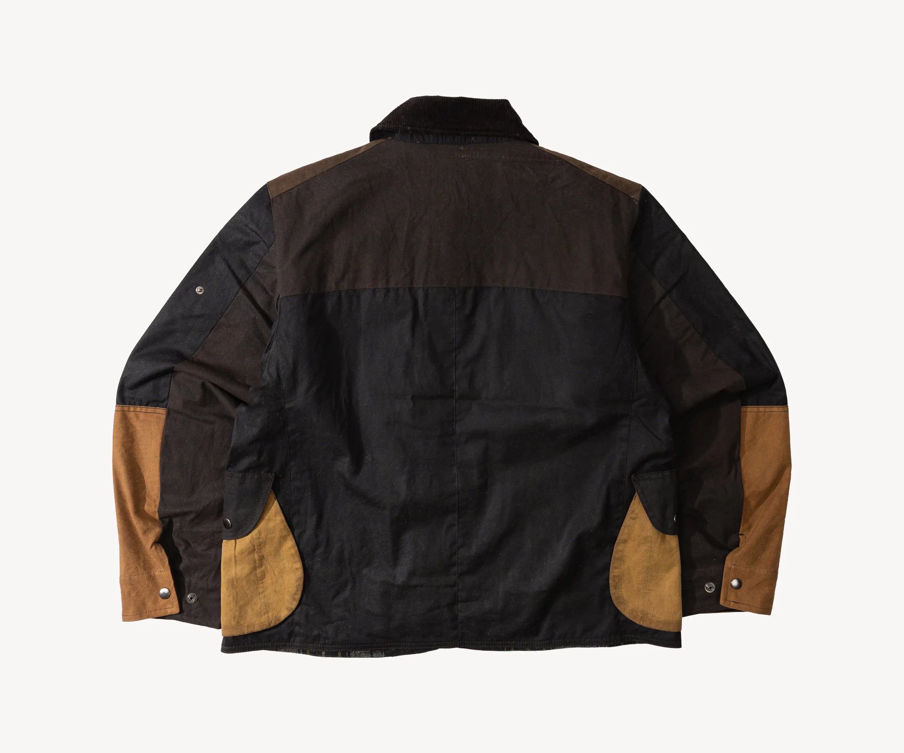 REWORK® STORMFISHER WAX JACKET - N° 002 Coats & Jackets SMALL / BROWN - BRUT Clothing