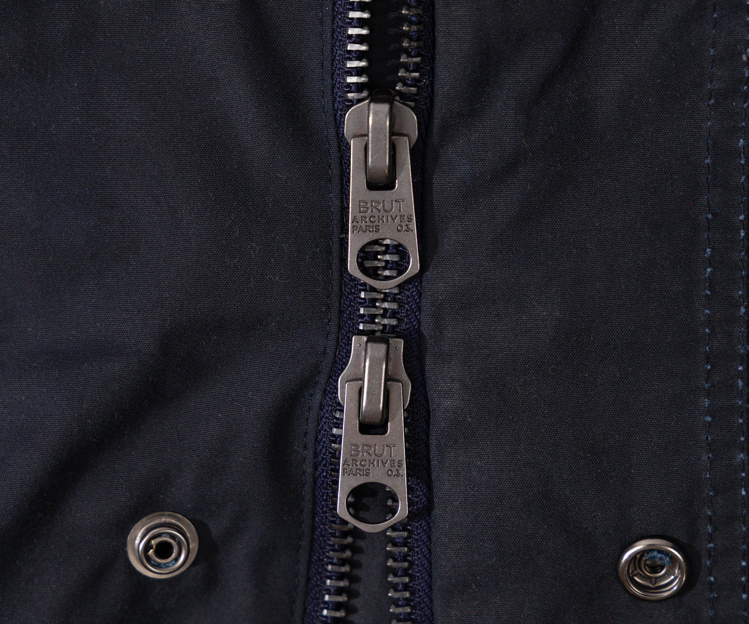 REWORK® STORMFISHER WAX JACKET - N° 007 Coats & Jackets SMALL / BLUE - BRUT Clothing