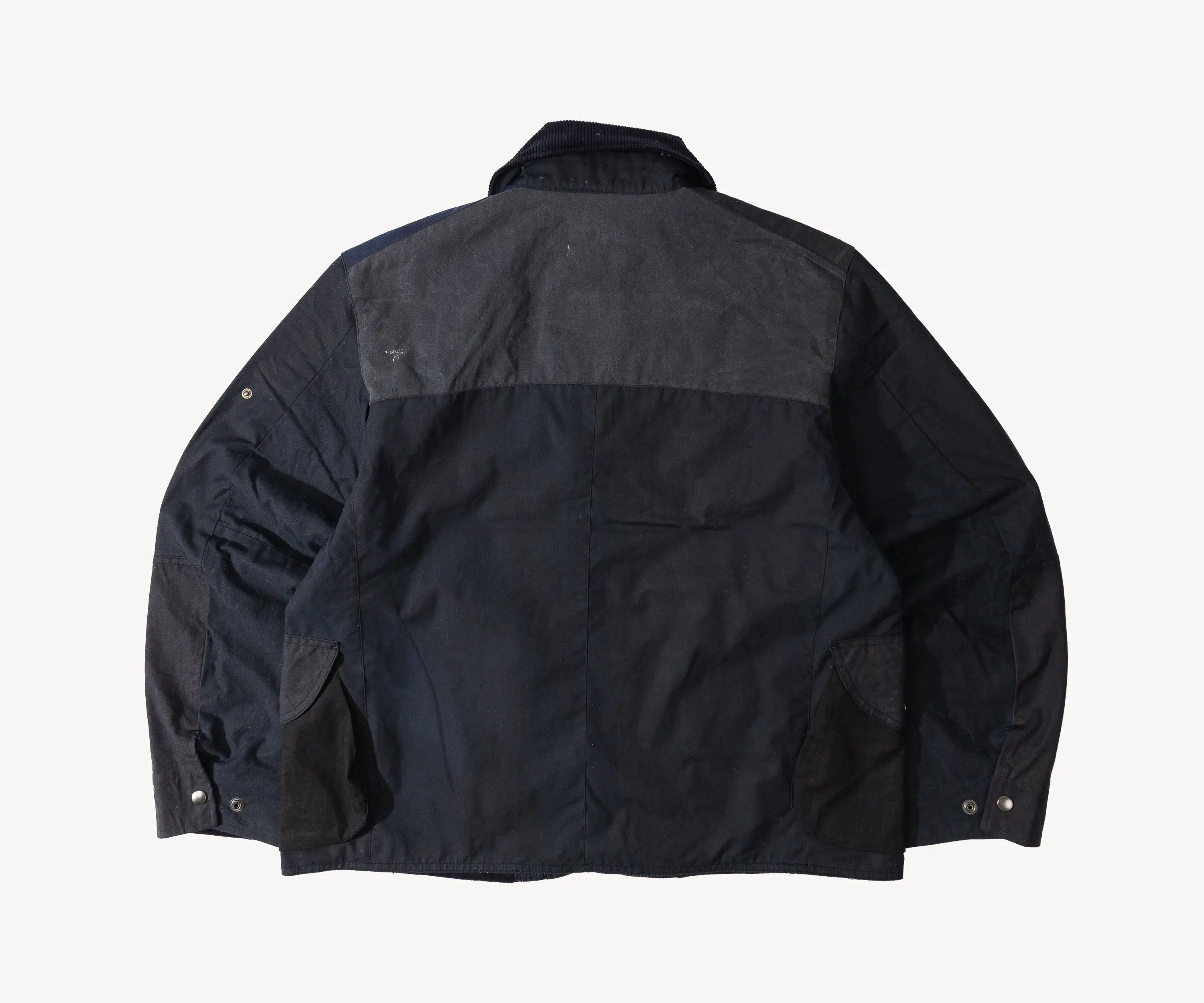REWORK® STORMFISHER WAX JACKET - N° 007 Coats & Jackets SMALL / BLUE - BRUT Clothing