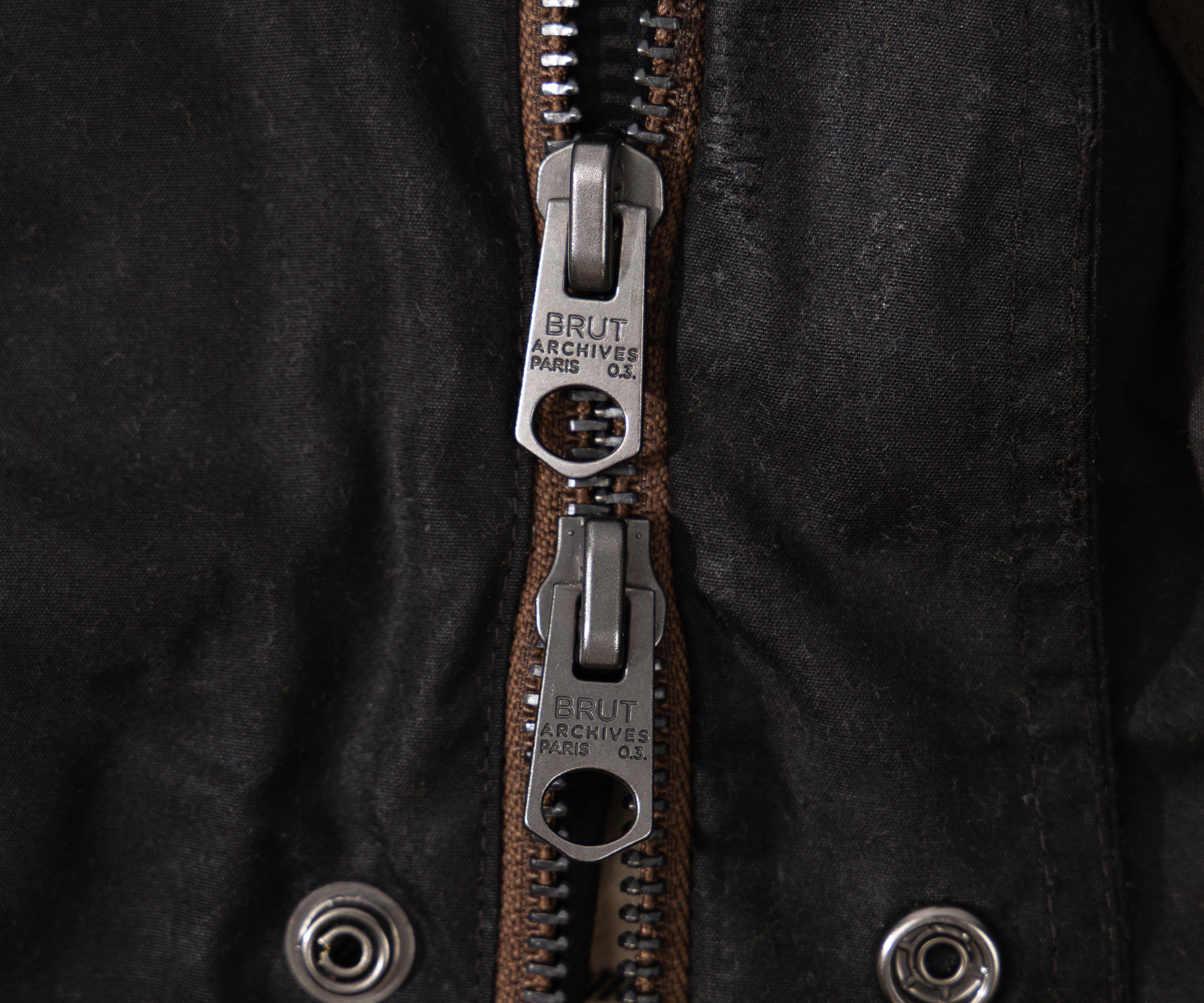 REWORK® STORMFISHER WAX JACKET - N° 010 Coats & Jackets MEDIUM / BROWN - BRUT Clothing