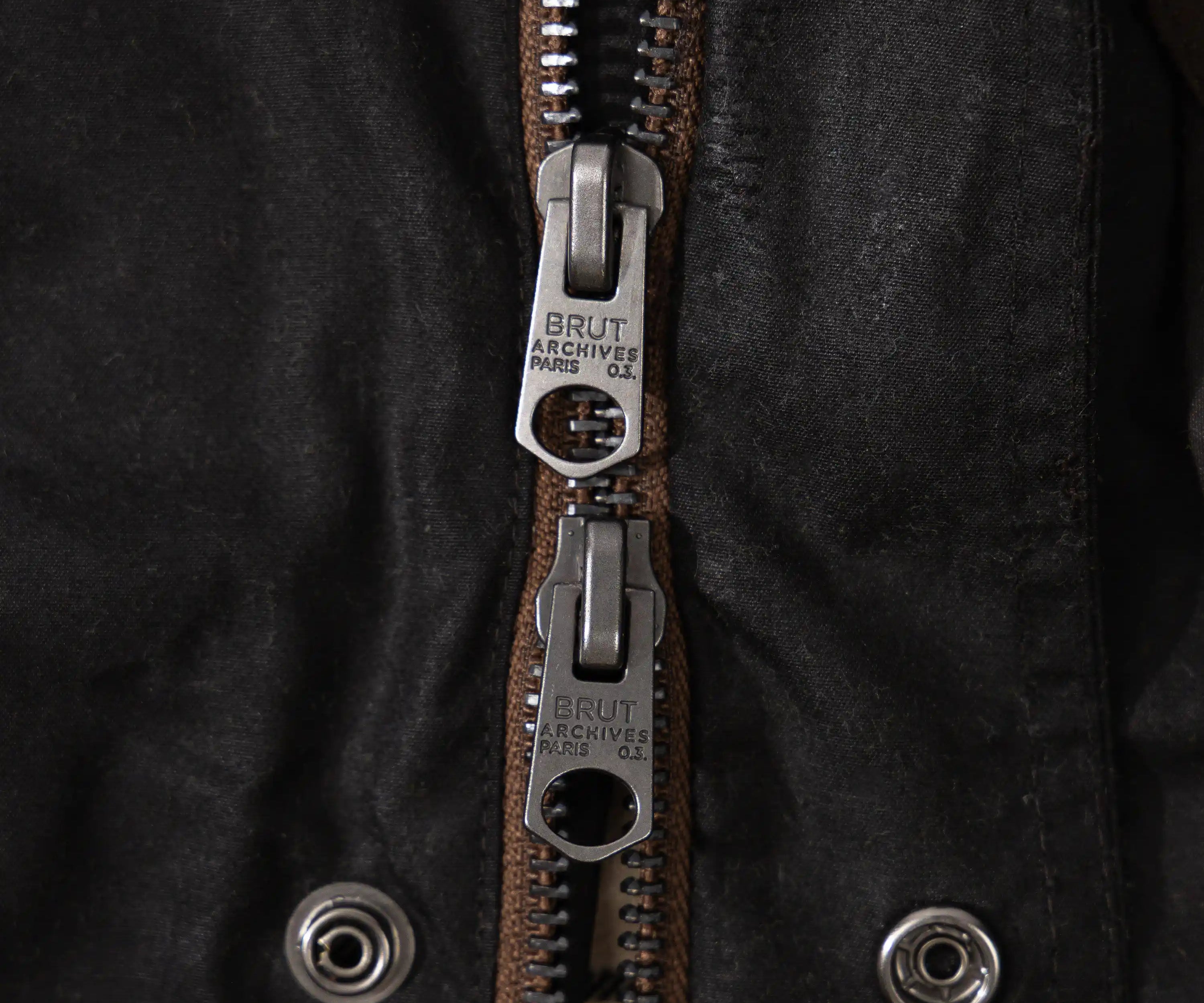 REWORK® STORMFISHER WAX JACKET - N° 010 Coats & Jackets MEDIUM / BROWN - BRUT Clothing