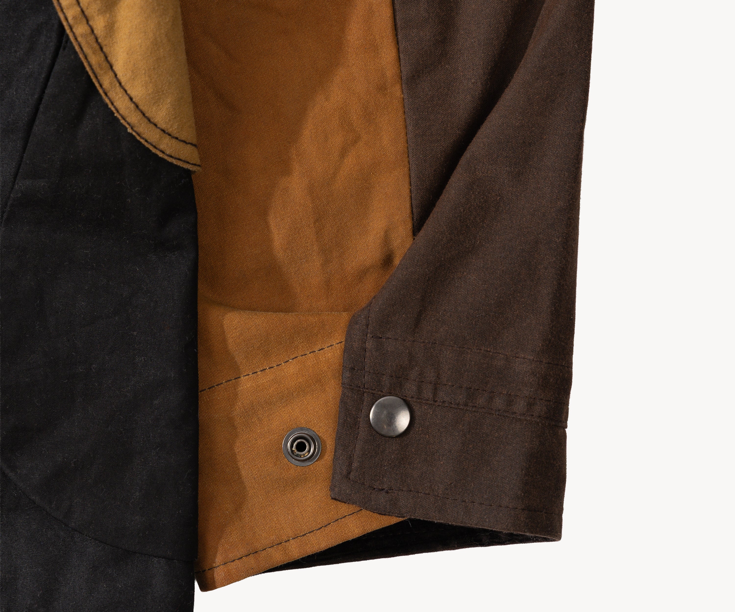 REWORK® STORMFISHER WAX JACKET - N° 010 Coats & Jackets MEDIUM / BROWN - BRUT Clothing