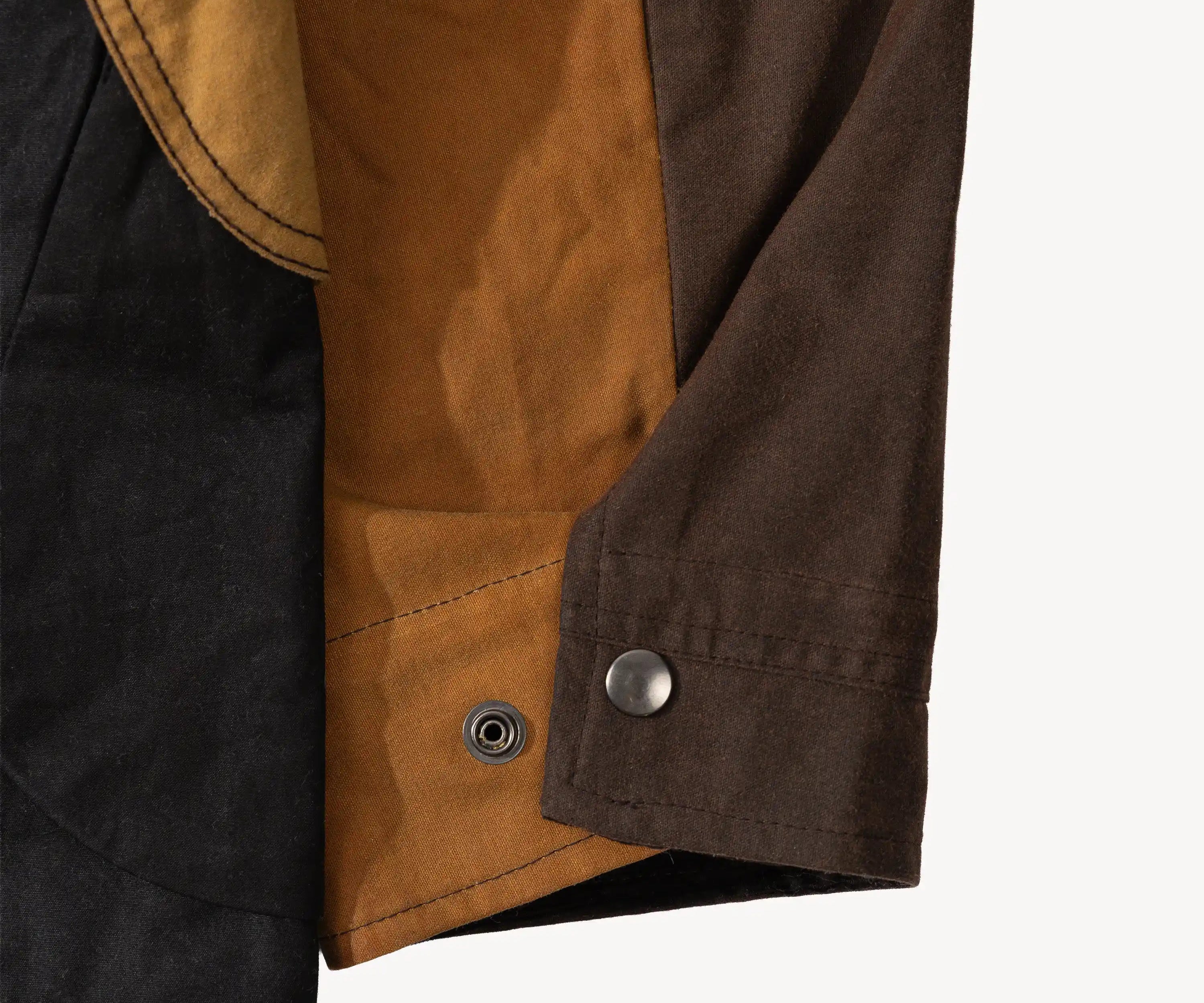 REWORK® STORMFISHER WAX JACKET - N° 010 Coats & Jackets MEDIUM / BROWN - BRUT Clothing