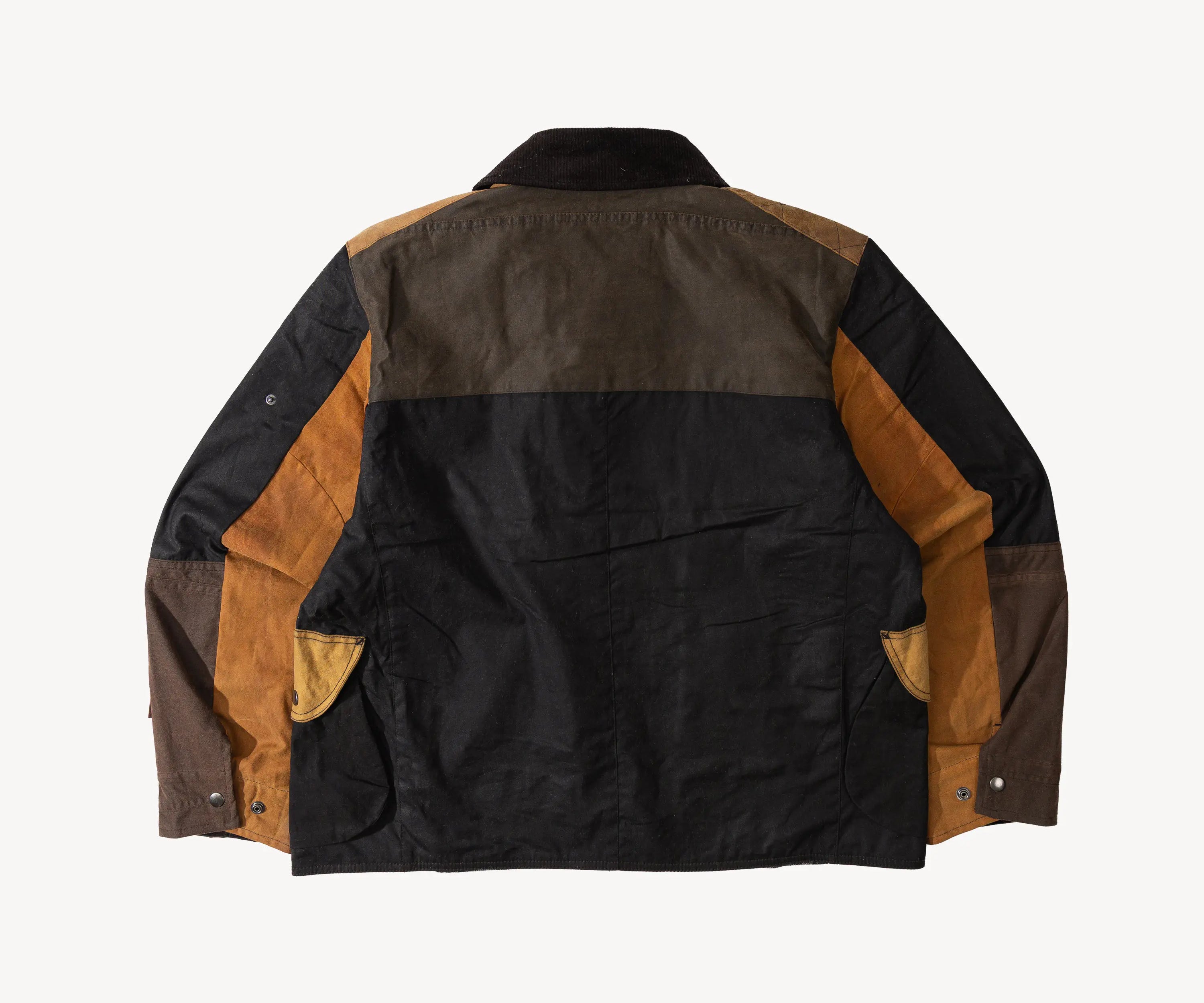 REWORK® STORMFISHER WAX JACKET - N° 010 Coats & Jackets MEDIUM / BROWN - BRUT Clothing