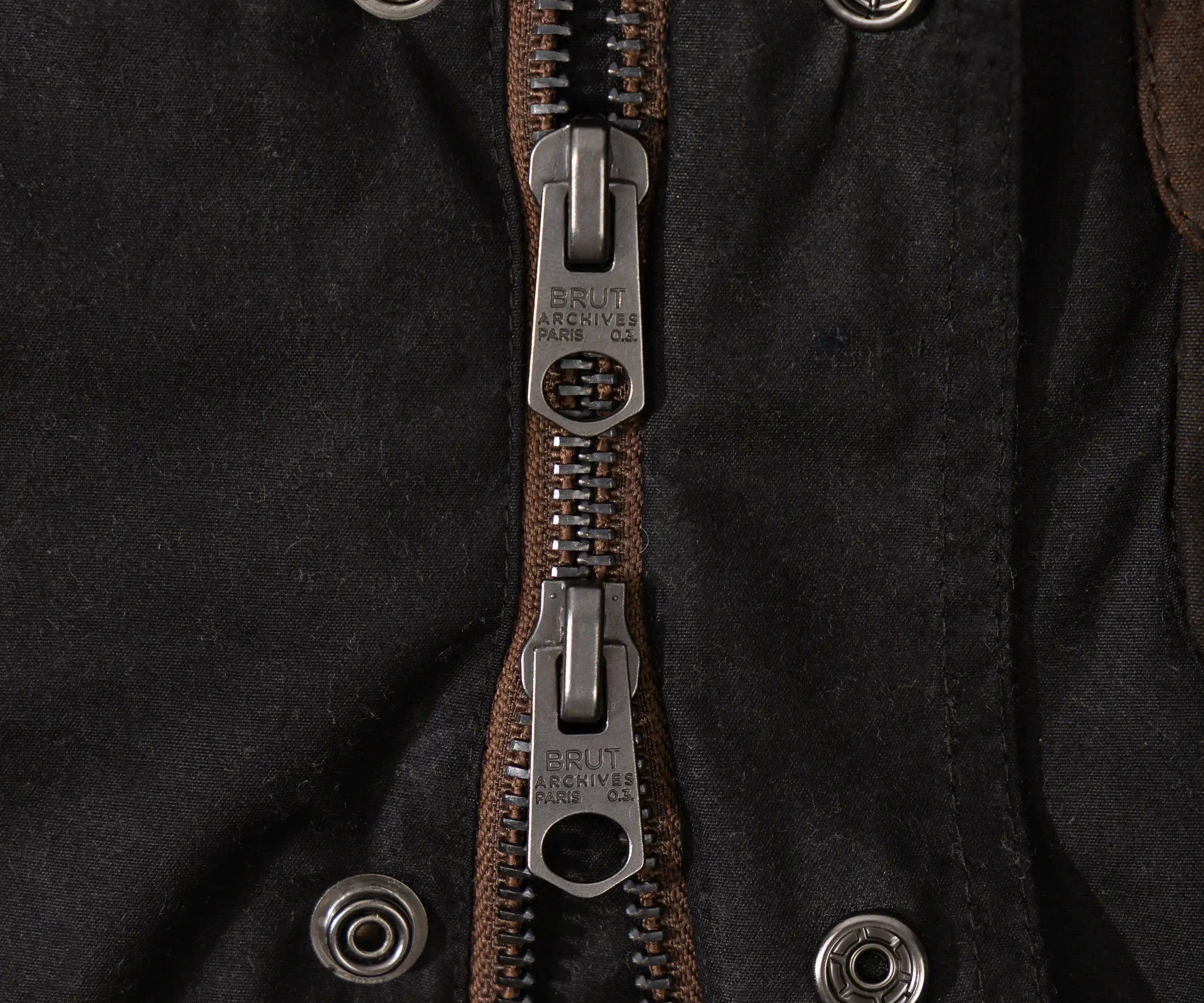 REWORK® STORMFISHER WAX JACKET - N° 011 Coats & Jackets MEDIUM / BROWN - BRUT Clothing