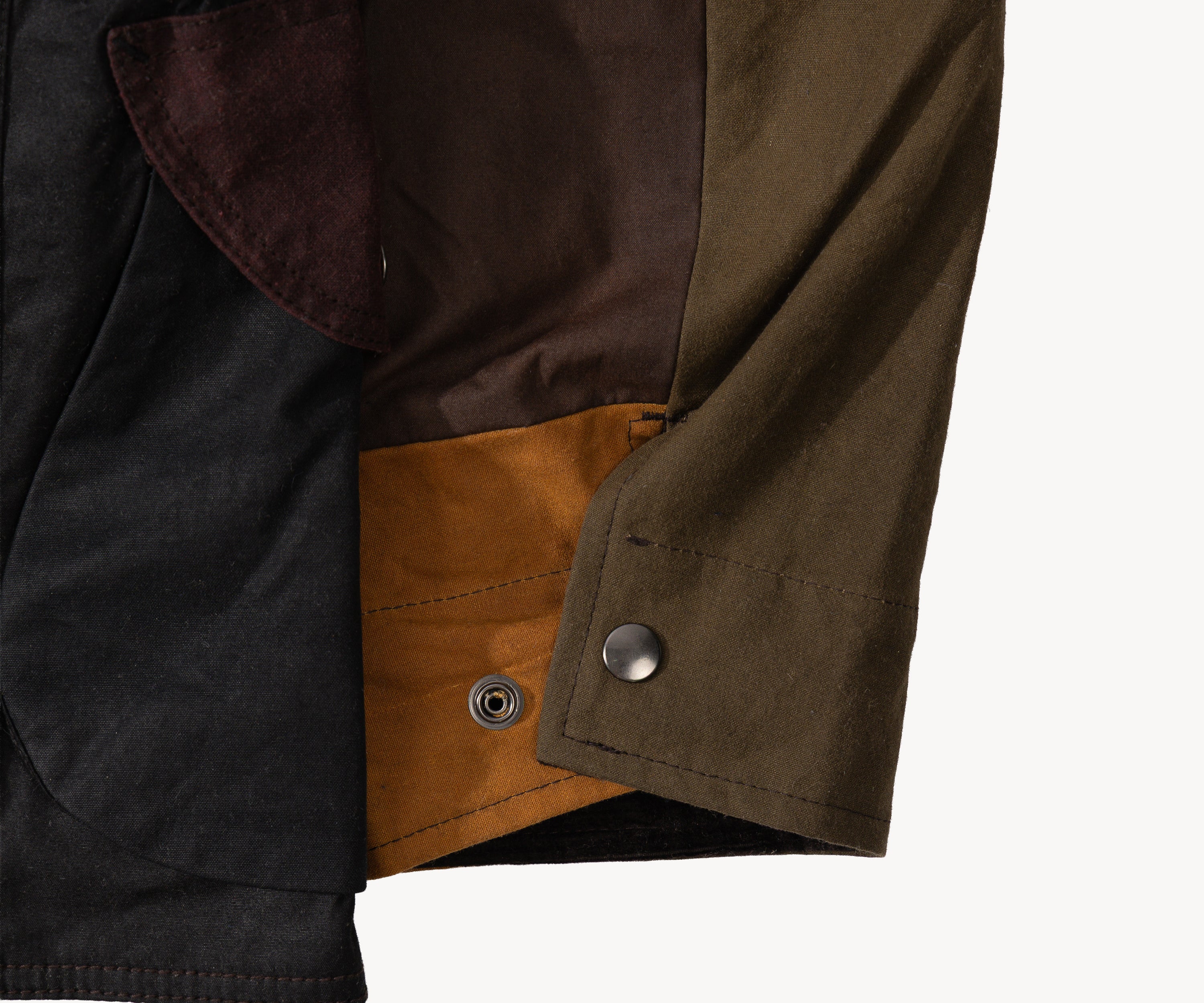 REWORK® STORMFISHER WAX JACKET - N° 011 Coats & Jackets MEDIUM / BROWN - BRUT Clothing