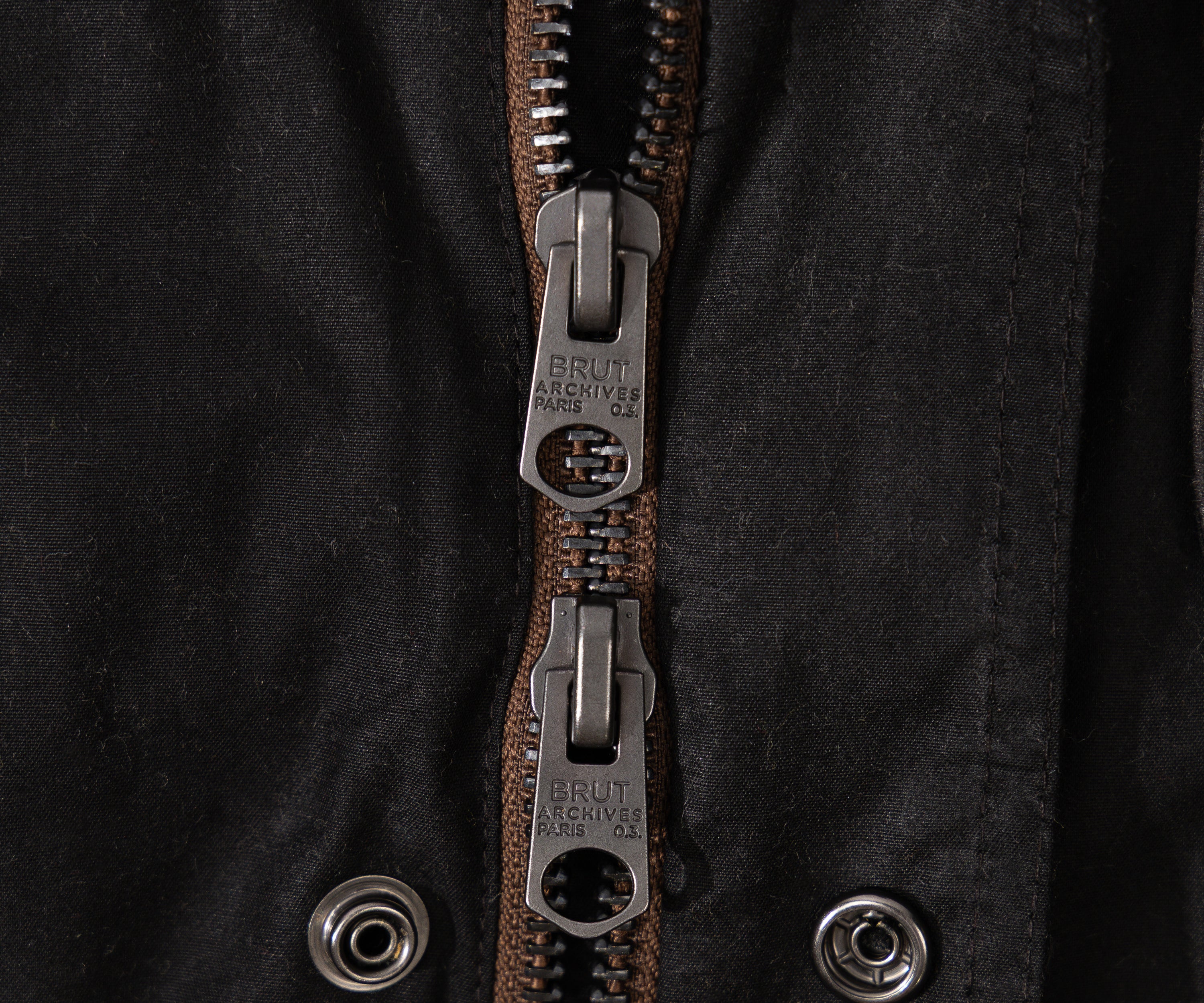 REWORK® STORMFISHER WAX JACKET - N° 012 Coats & Jackets MEDIUM / BROWN - BRUT Clothing