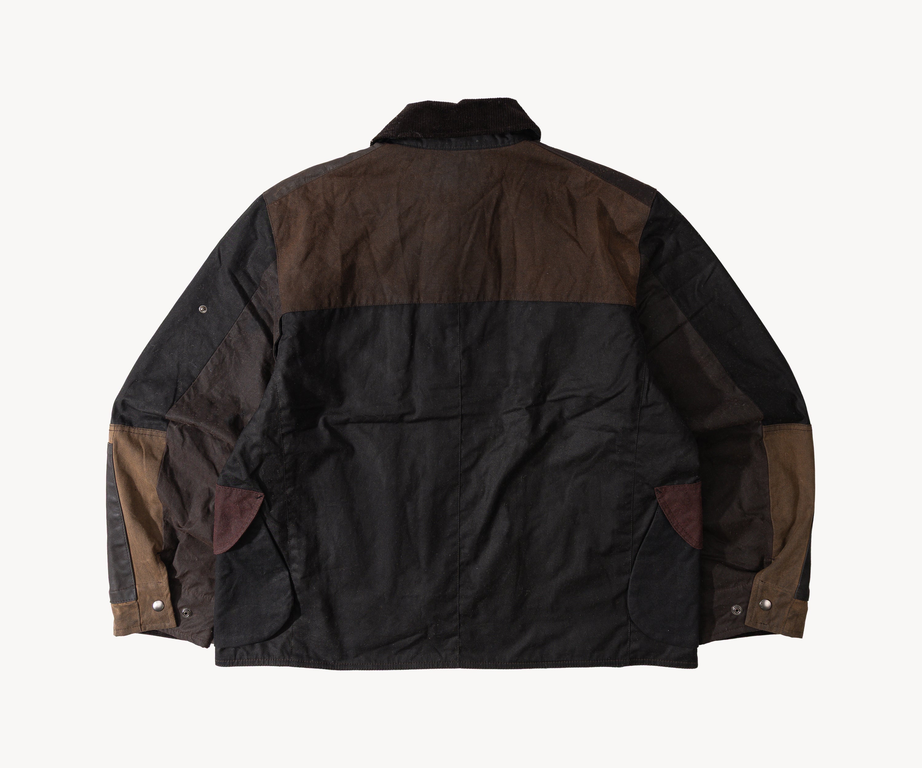 REWORK® STORMFISHER WAX JACKET - N° 015 Coats & Jackets MEDIUM / BROWN - BRUT Clothing