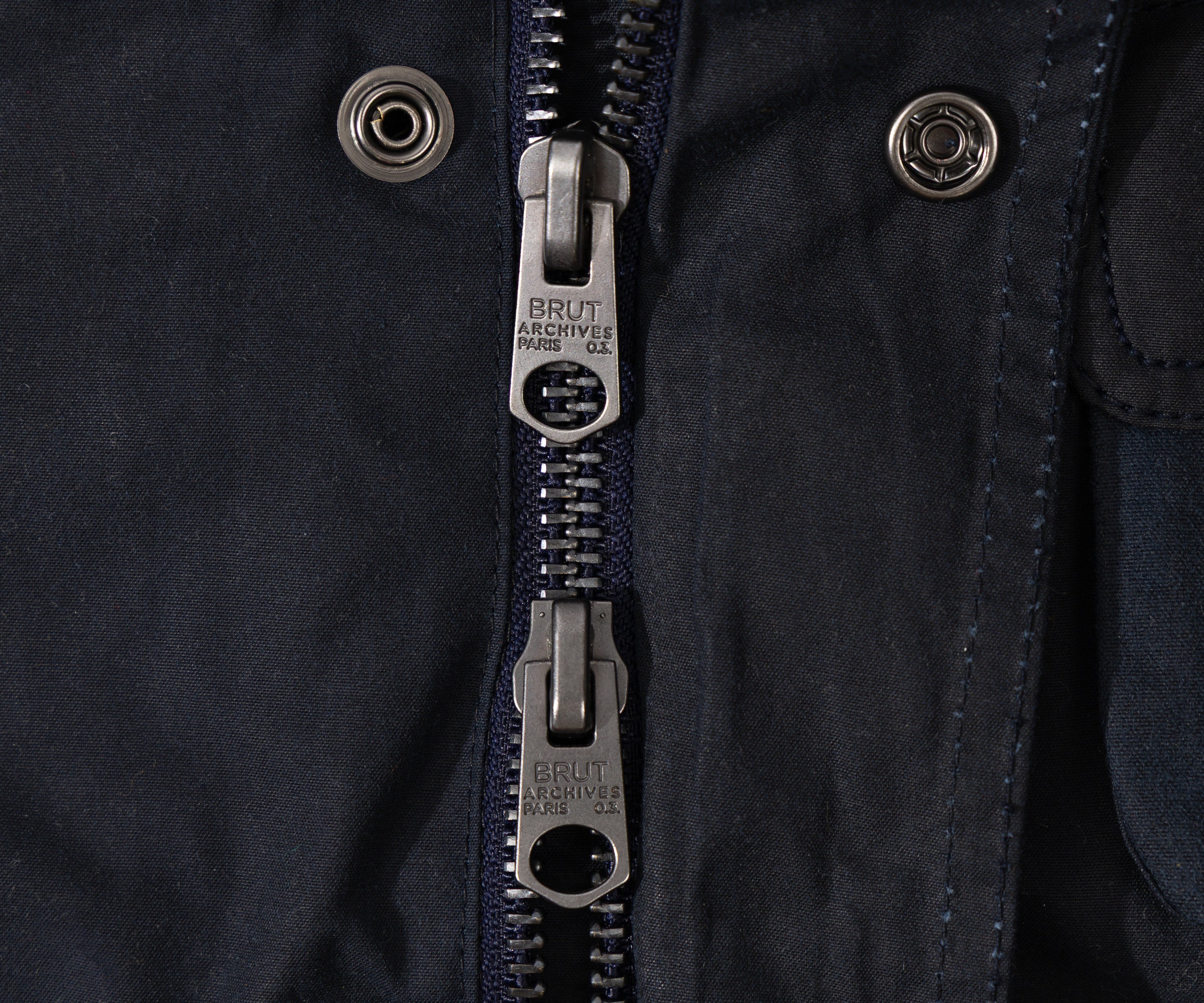 REWORK® STORMFISHER WAX JACKET - N° 017 Coats & Jackets MEDIUM / BLUE - BRUT Clothing