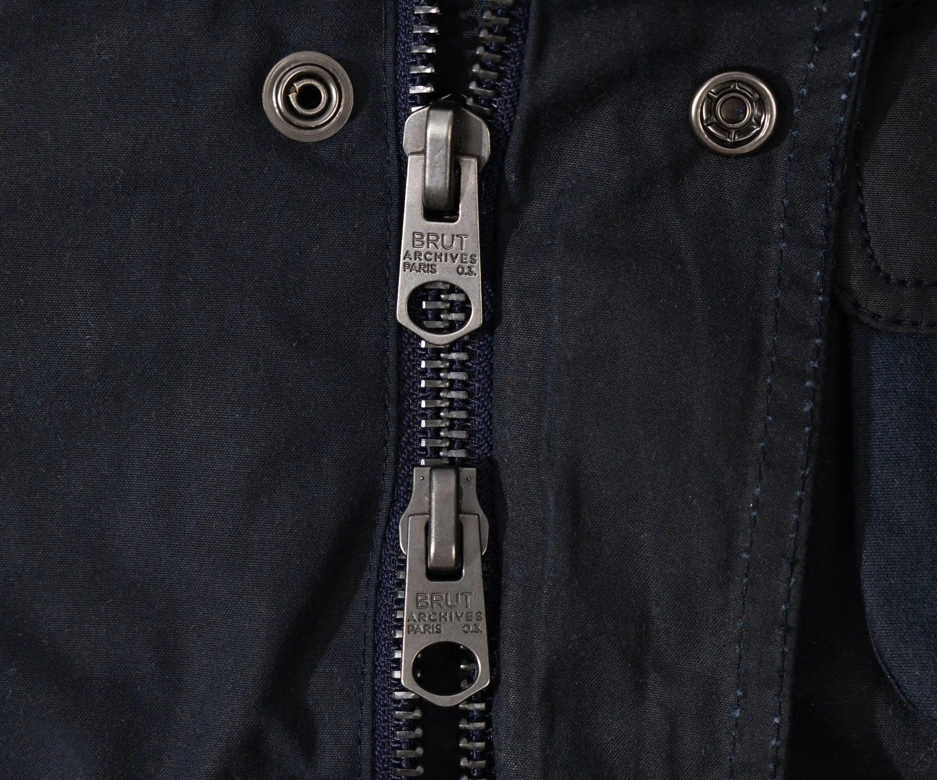 REWORK® STORMFISHER WAX JACKET - N° 017 Coats & Jackets MEDIUM / BLUE - BRUT Clothing
